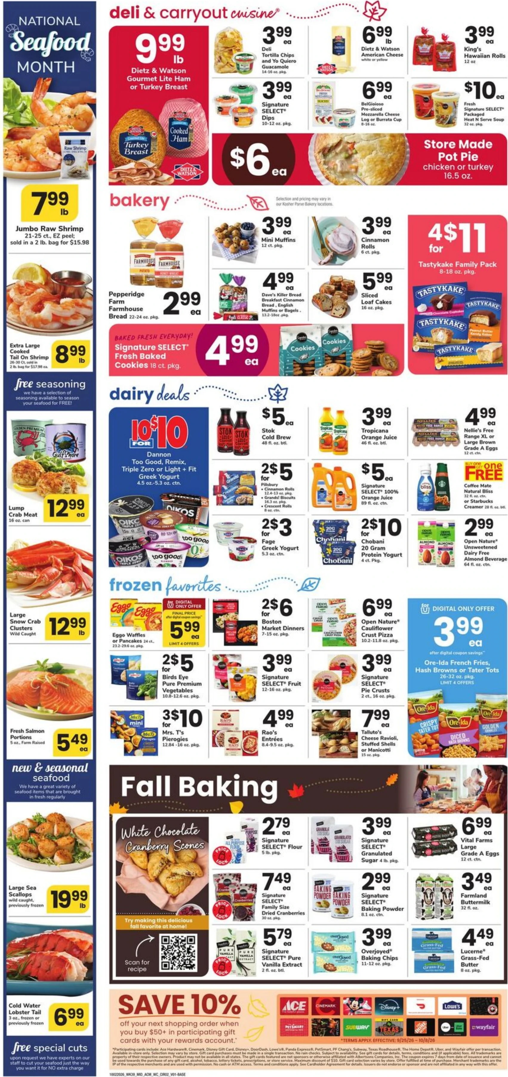 Acme Markets Page 2 of 4, weekly ad for Oct 2 - Oct 8, 2026