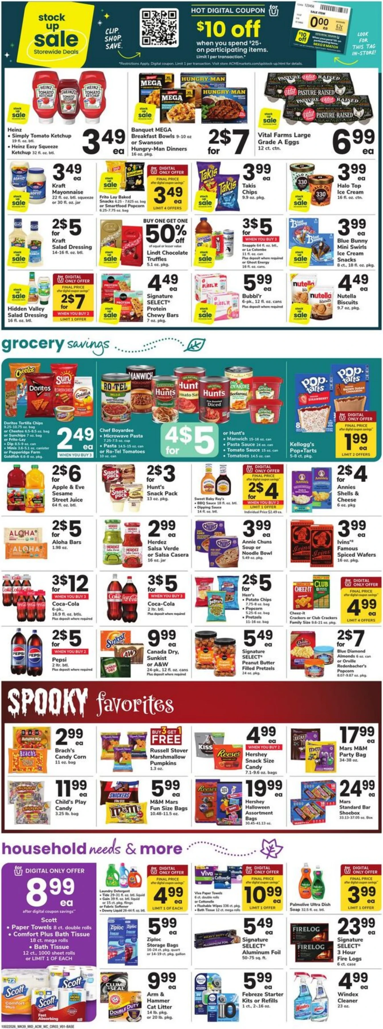 Acme Markets Page 3 of 4, weekly ad for Oct 2 - Oct 8, 2026
