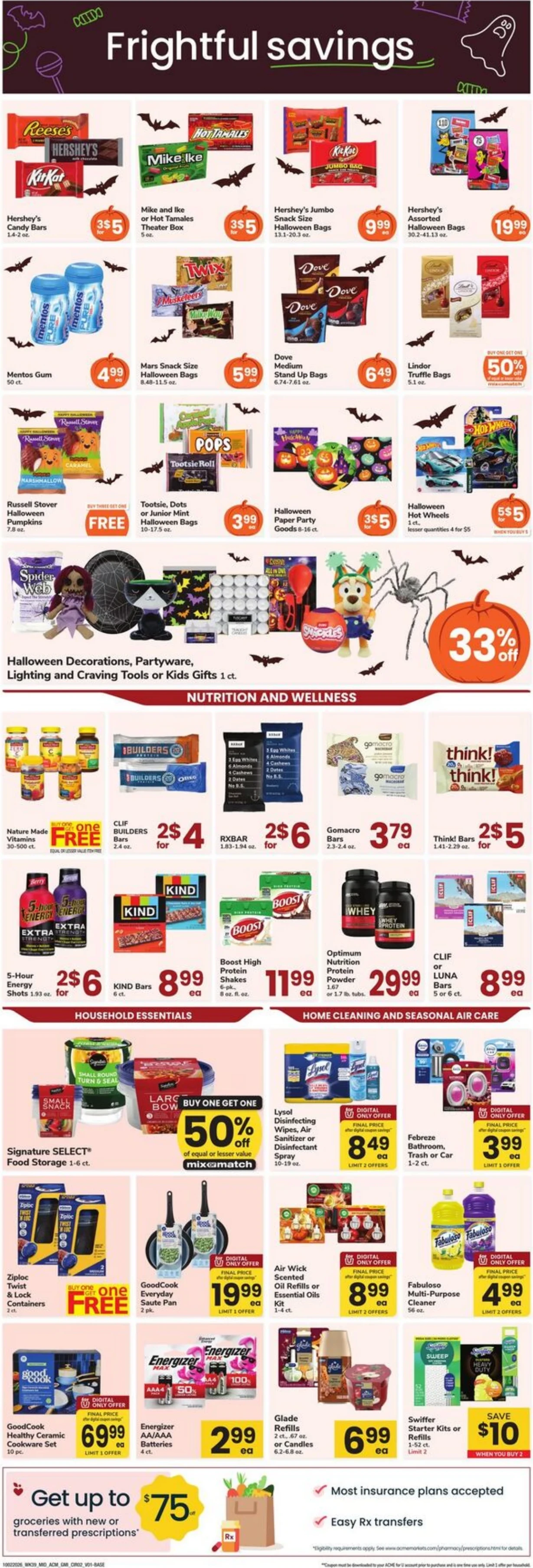 Acme Markets Page 2 of 2, weekly ad for Oct 2 - Oct 15, 2026