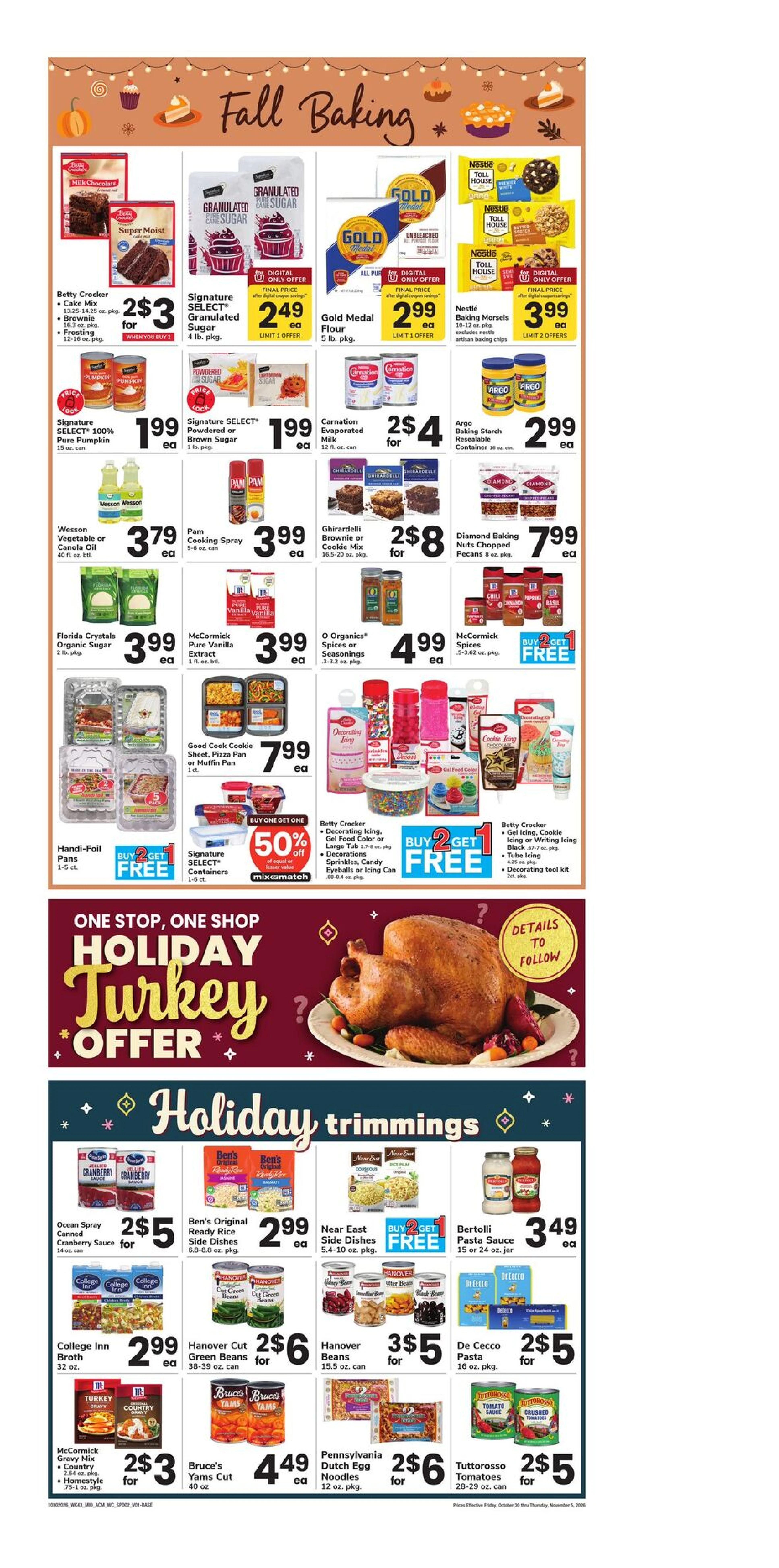 Acme Markets Page 2 of 7, weekly ad for Oct 30 - Nov 5, 2026