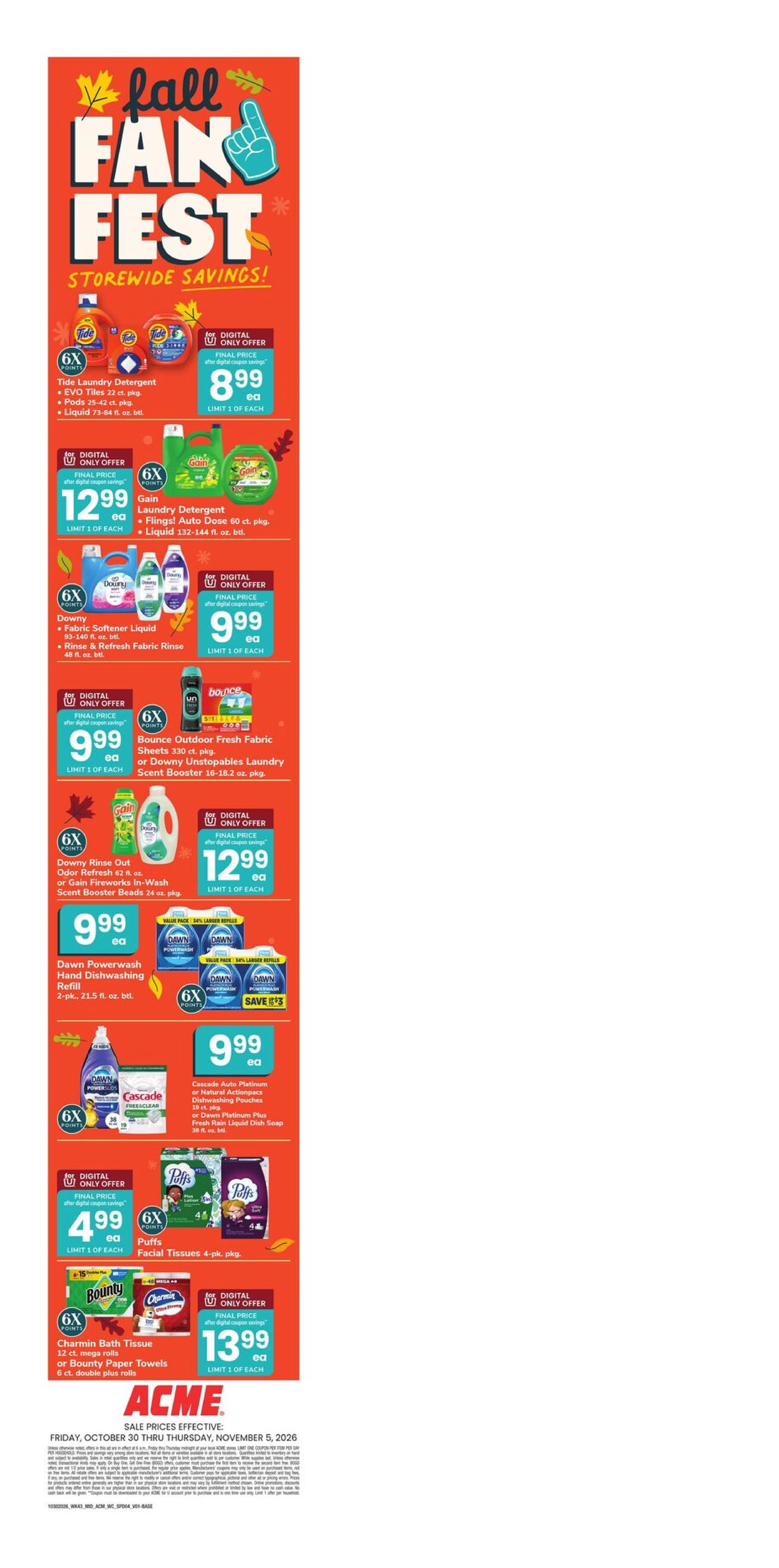 Acme Markets Page 3 of 7, weekly ad for Oct 30 - Nov 5, 2026