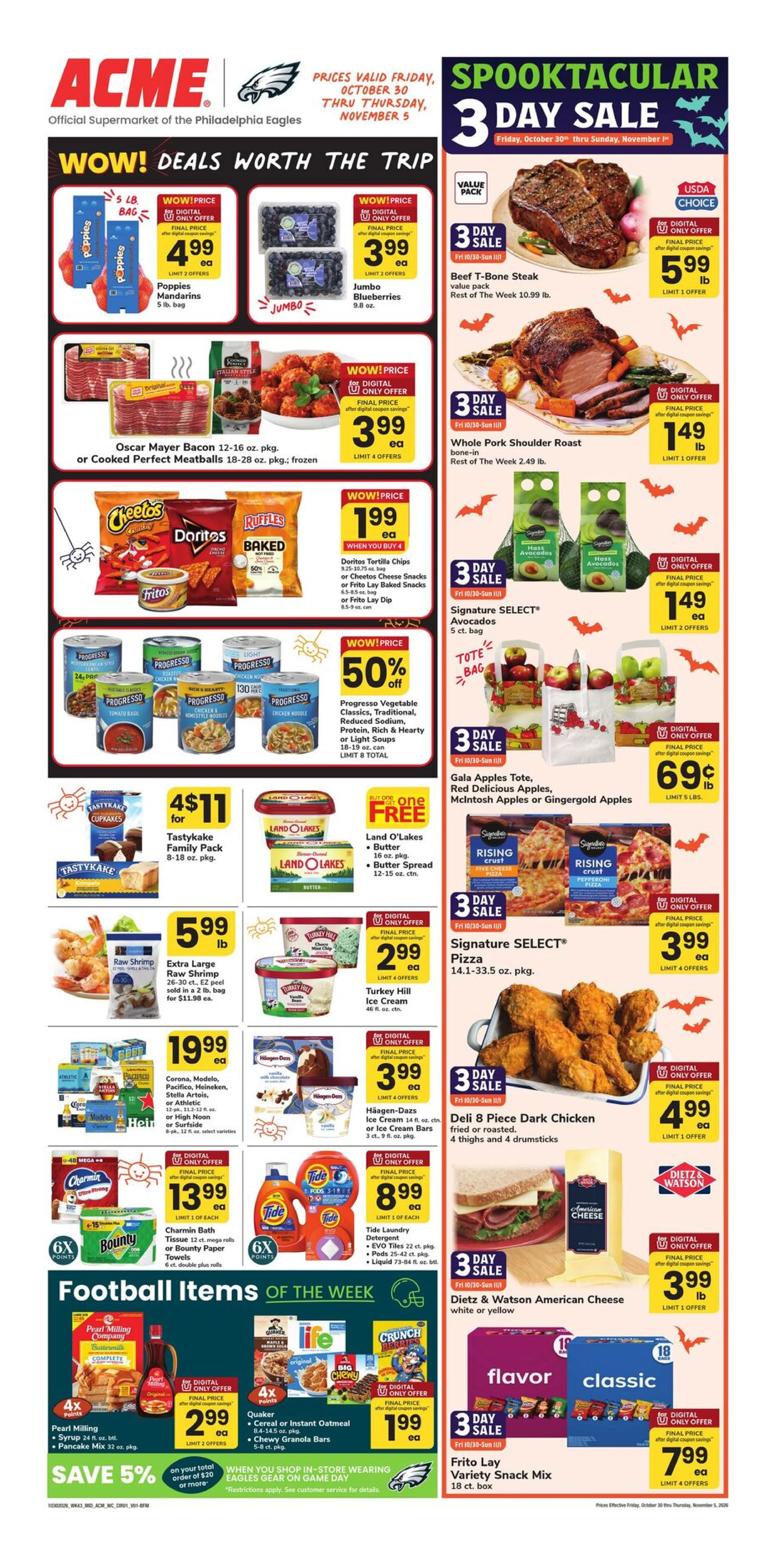 Acme Markets Page 4 of 7, weekly ad for Oct 30 - Nov 5, 2026