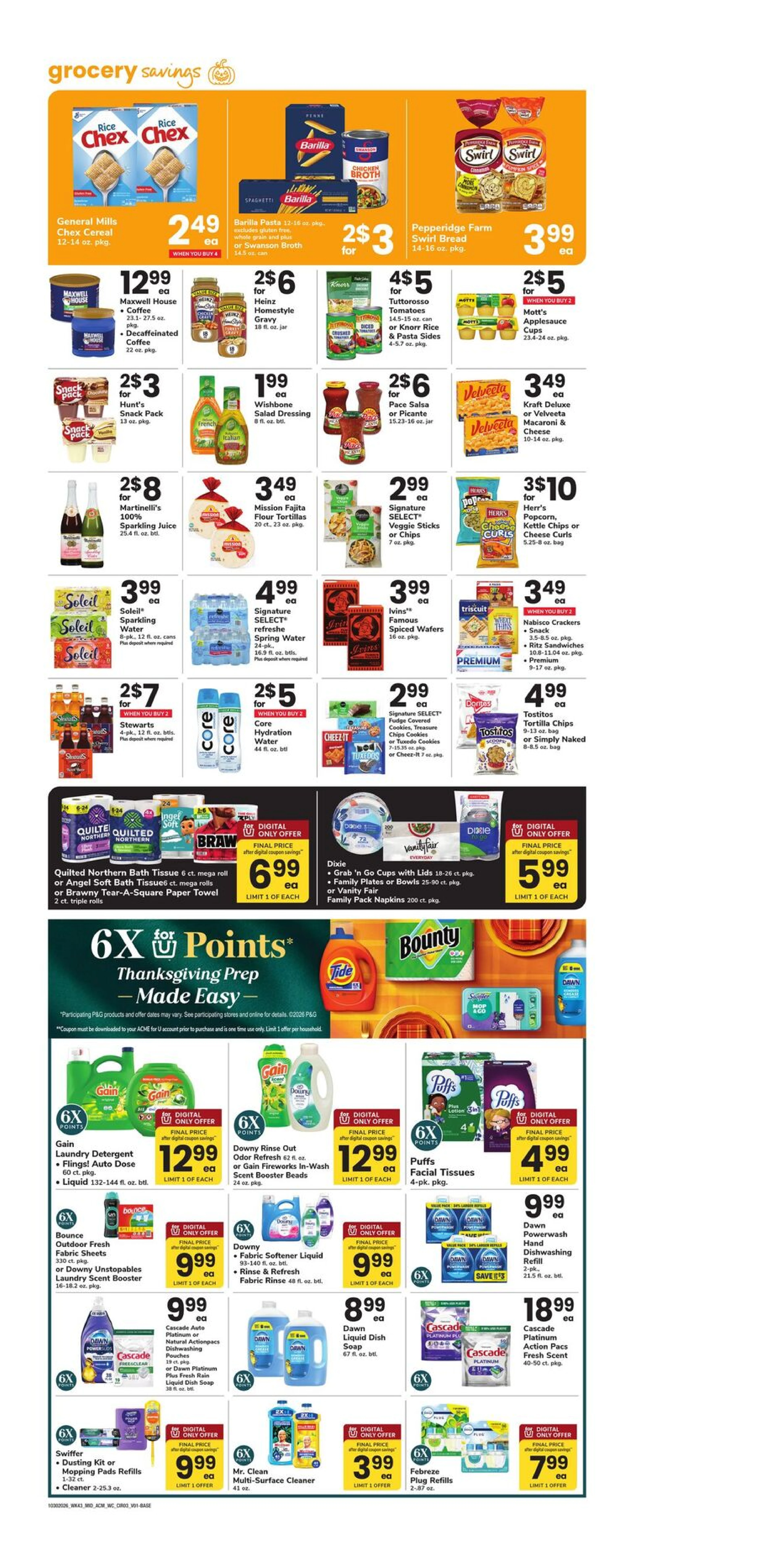 Acme Markets Page 6 of 7, weekly ad for Oct 30 - Nov 5, 2026