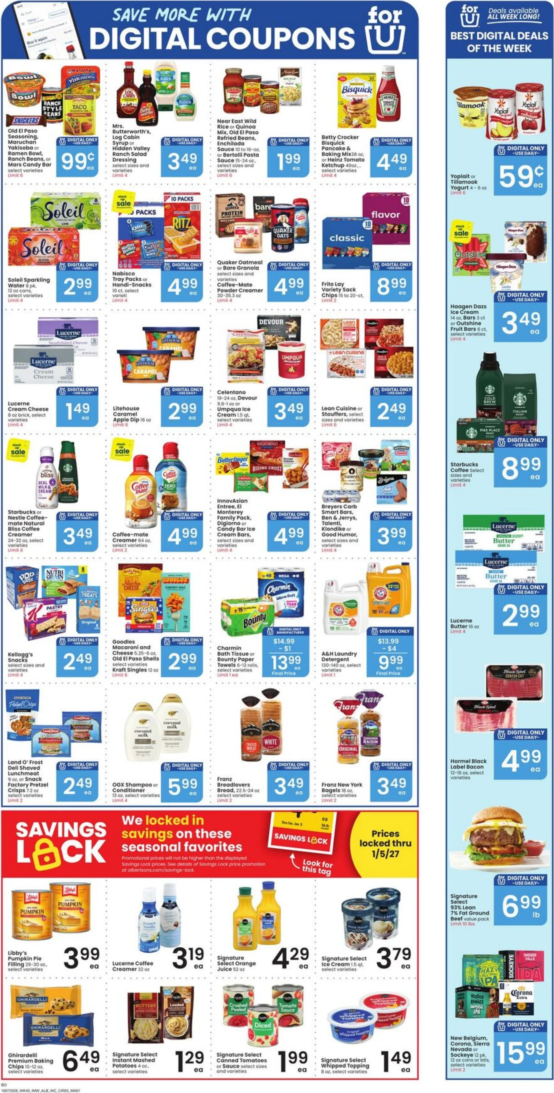 Albertsons Page 4 of 8, weekly ad for Oct 7 - Oct 13, 2026