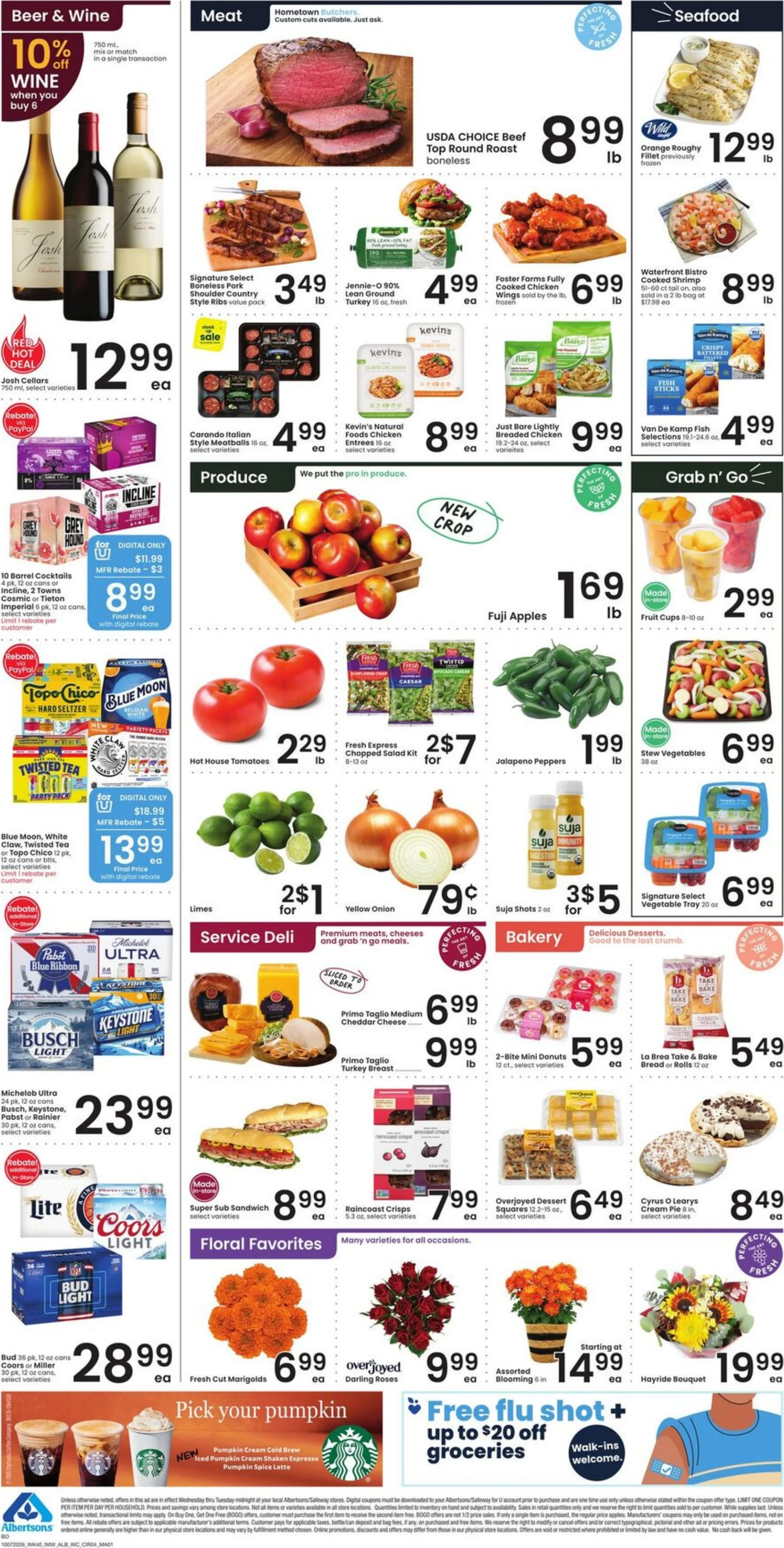 Albertsons Page 5 of 8, weekly ad for Oct 7 - Oct 13, 2026
