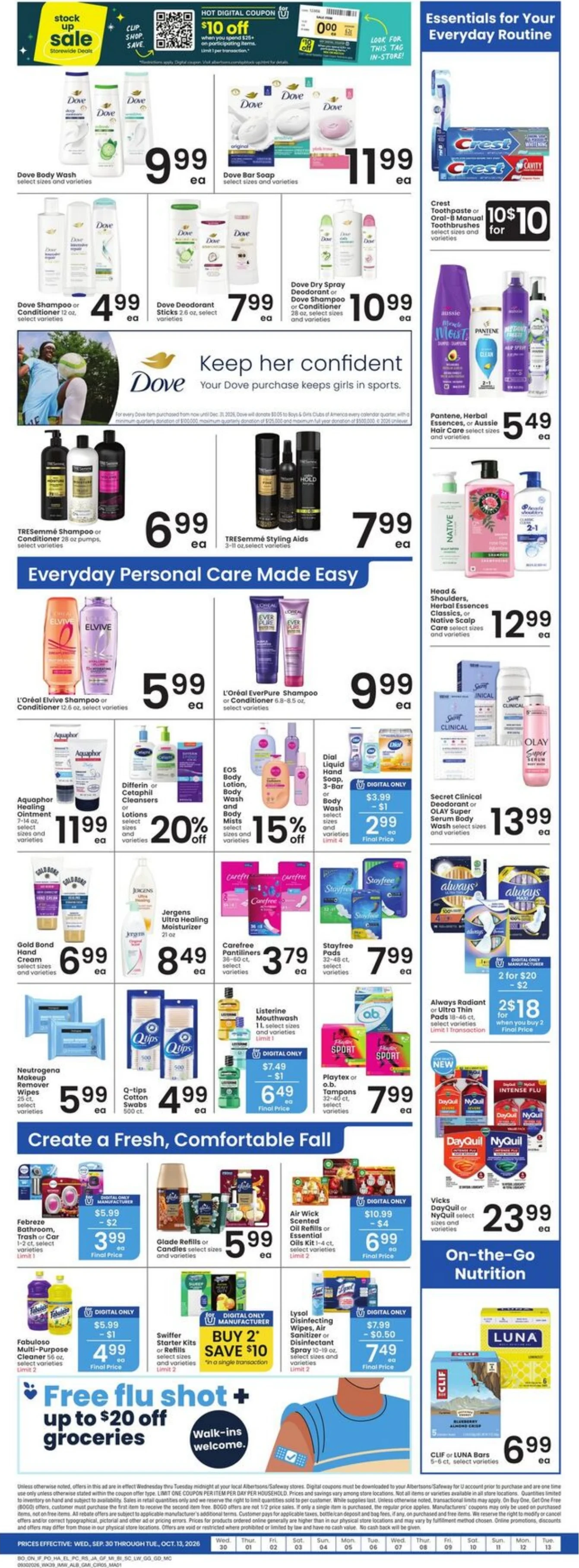 Albertsons Page 6 of 8, weekly ad for Oct 7 - Oct 13, 2026