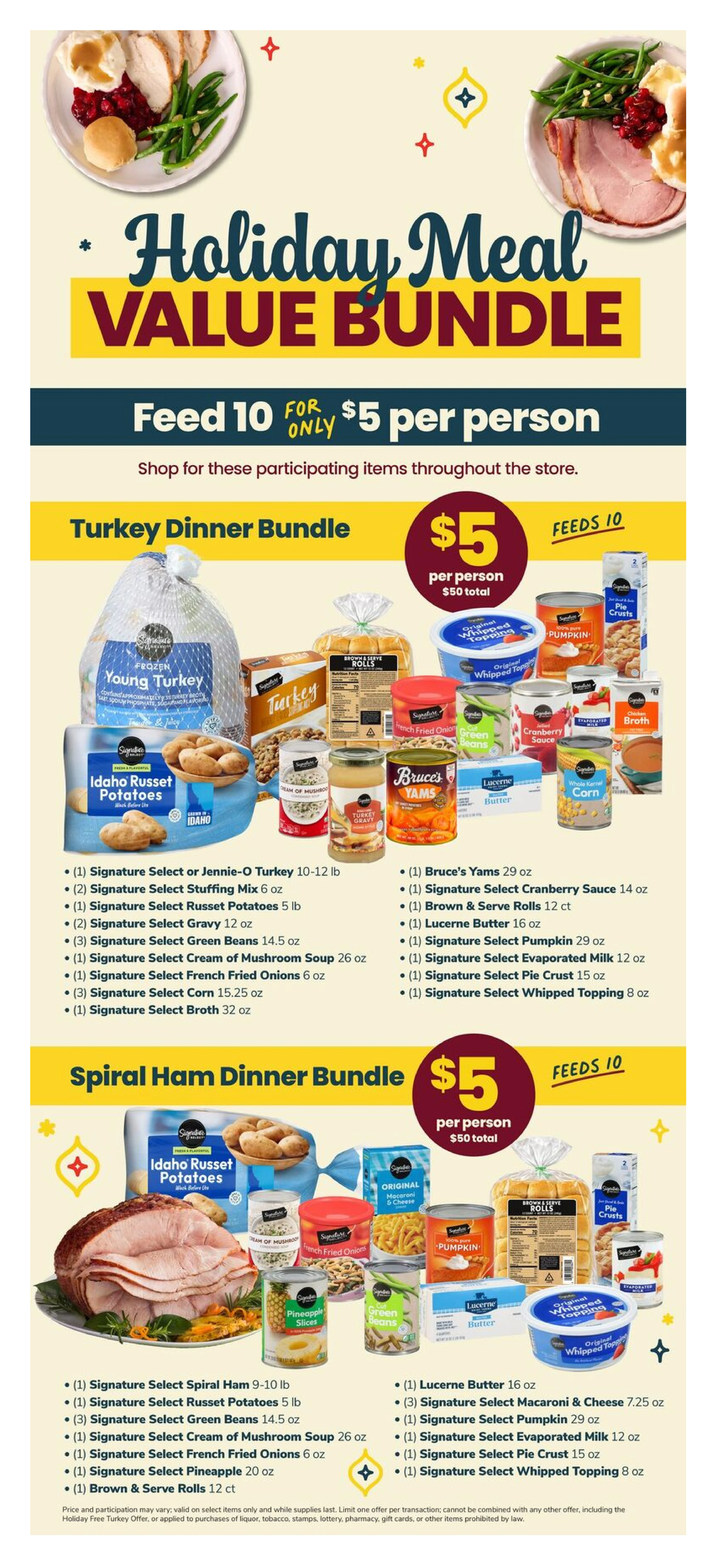 Albertsons Page 1 of 1, weekly ad for Oct 23 - Dec 24, 2026