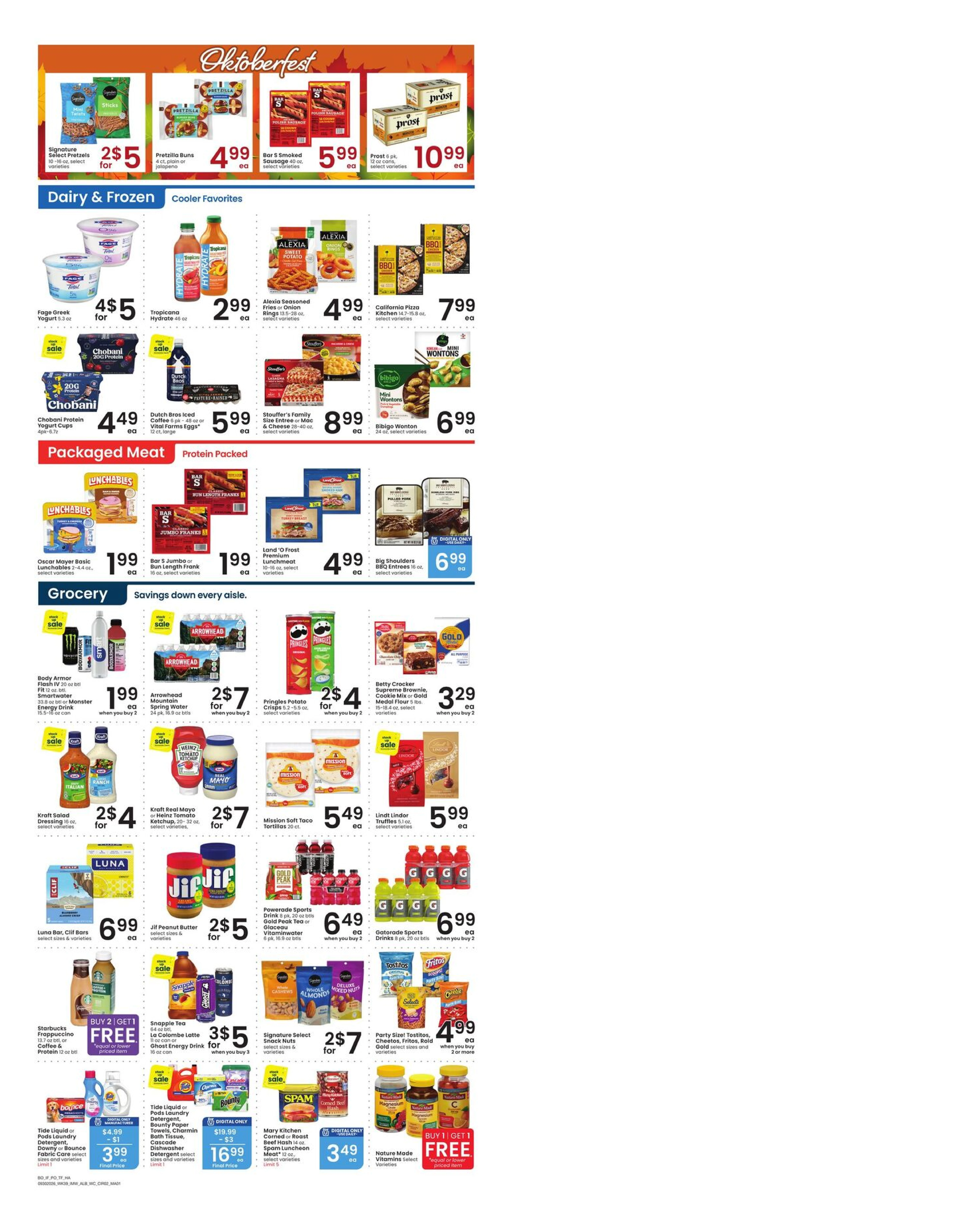 Albertsons Page 3 of 9, weekly ad for Sep 30 - Oct 6, 2026