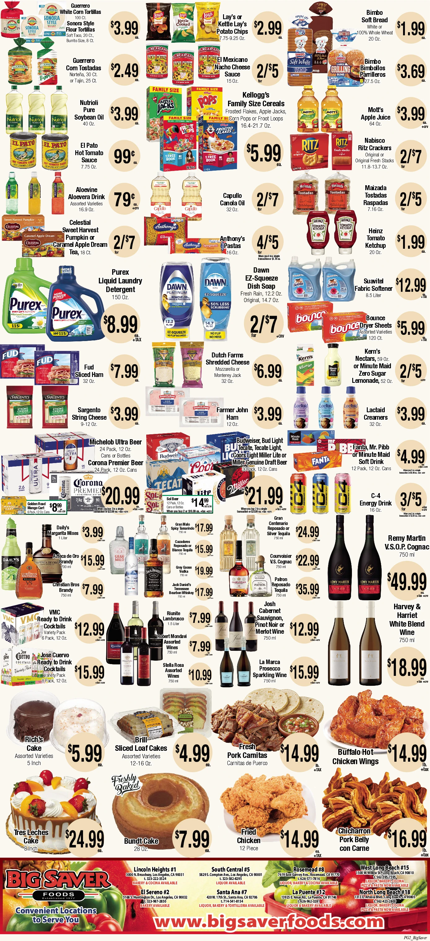 Big Saver Foods Page 2 of 2, weekly ad for Aug 19 - Aug 25, 2026