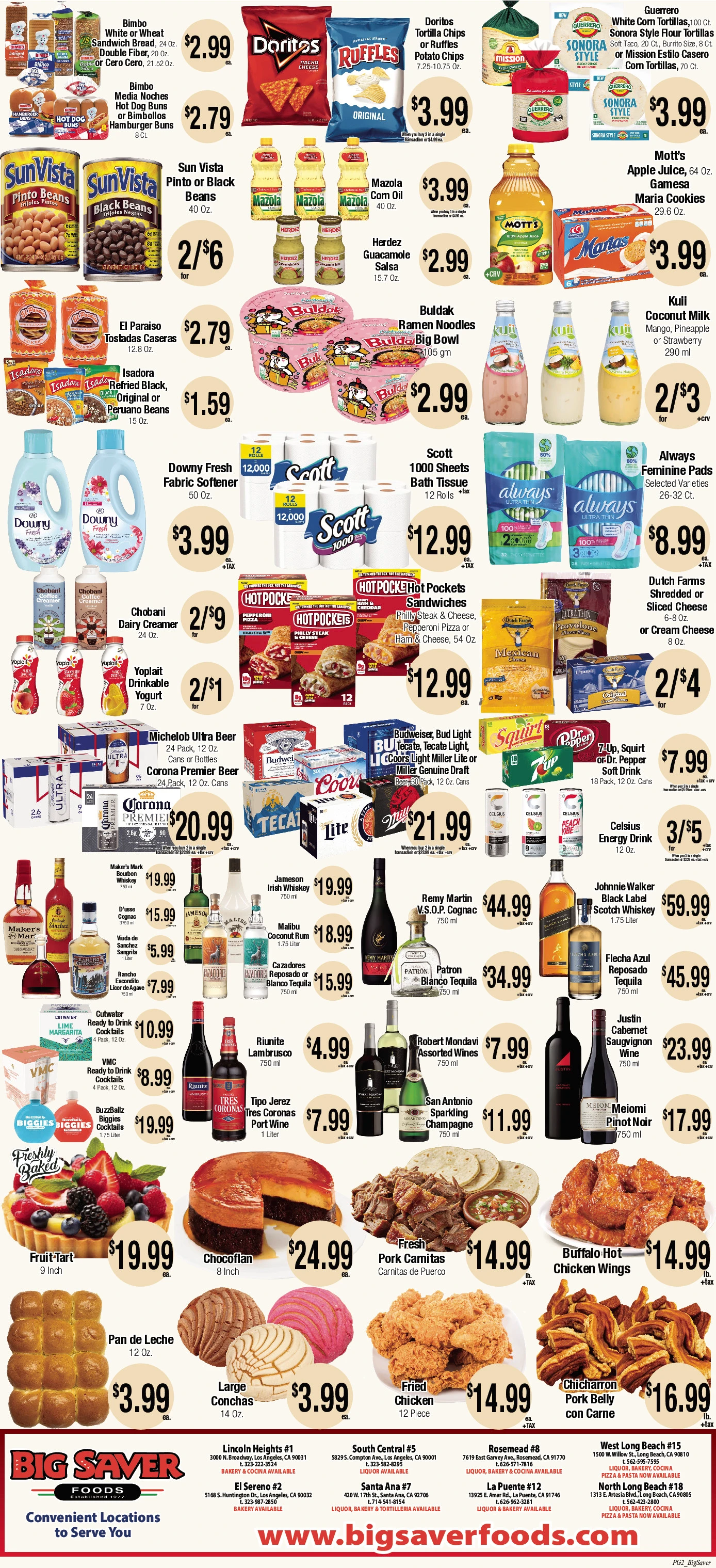 Big Saver Foods Page 2 of 2, weekly ad for Sep 30 - Oct 6, 2026