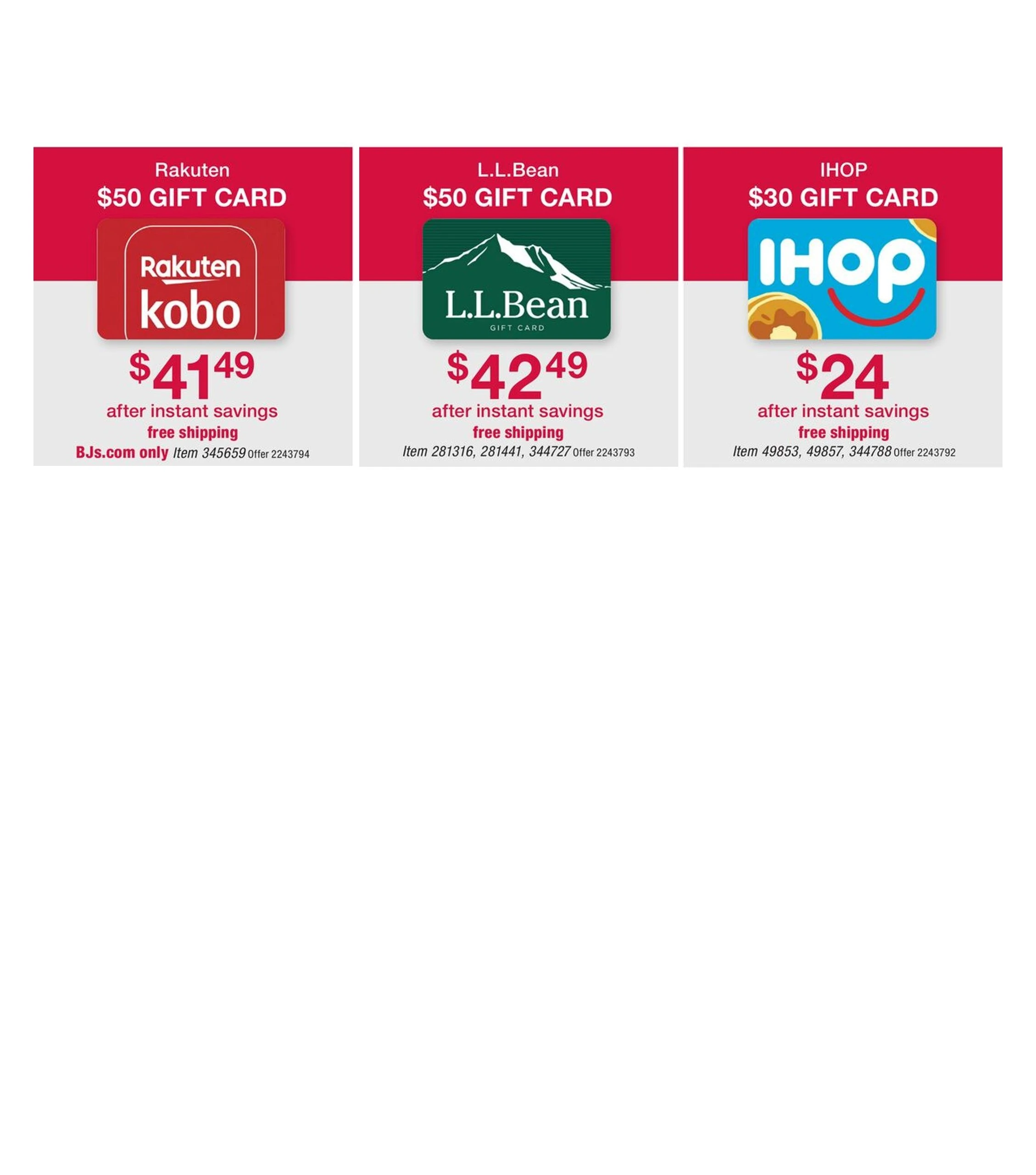 BJ's Wholesale Club Page 49