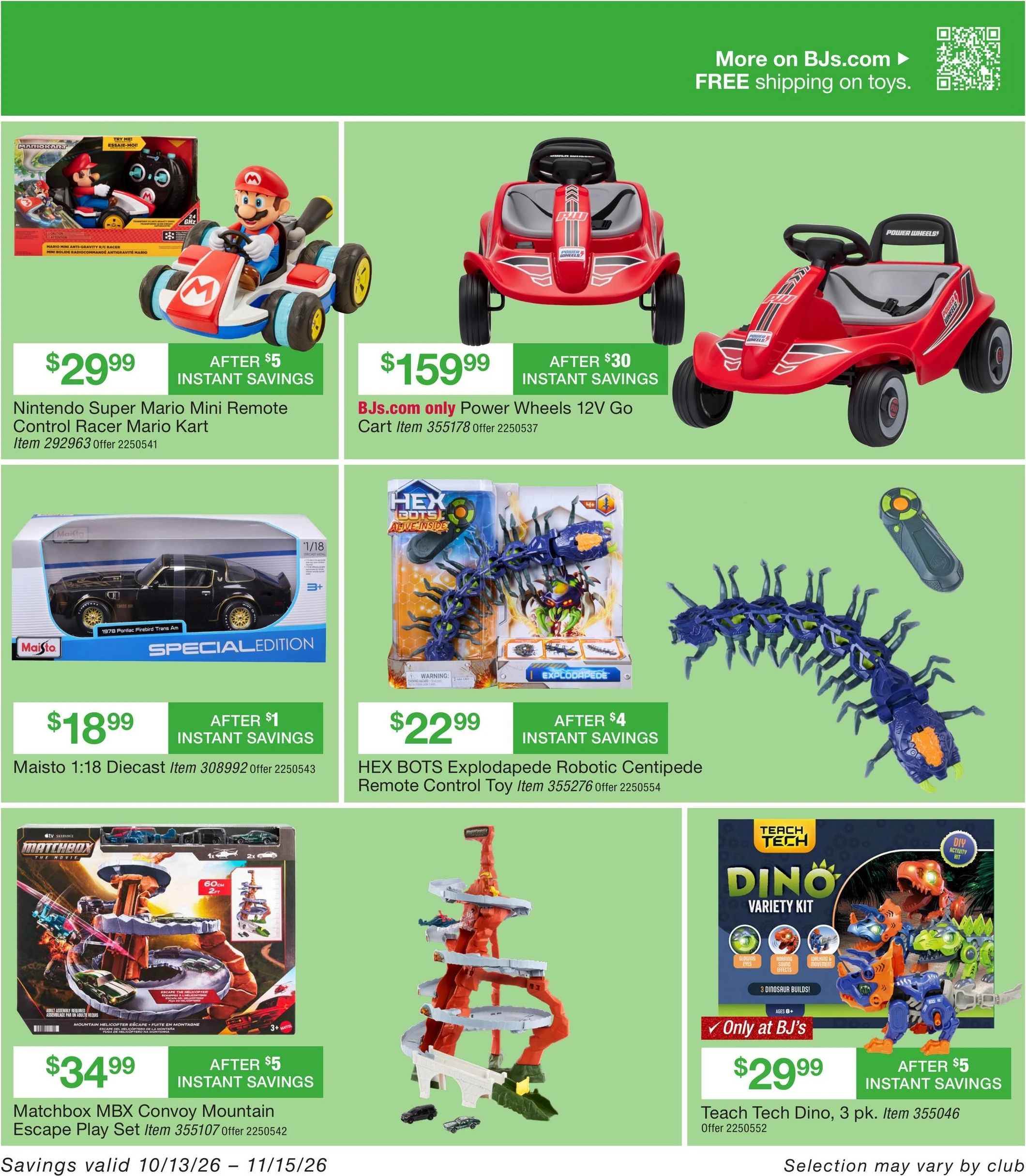 BJ's Wholesale Club Page 27 of 46, weekly ad for Oct 13 - Nov 15, 2026