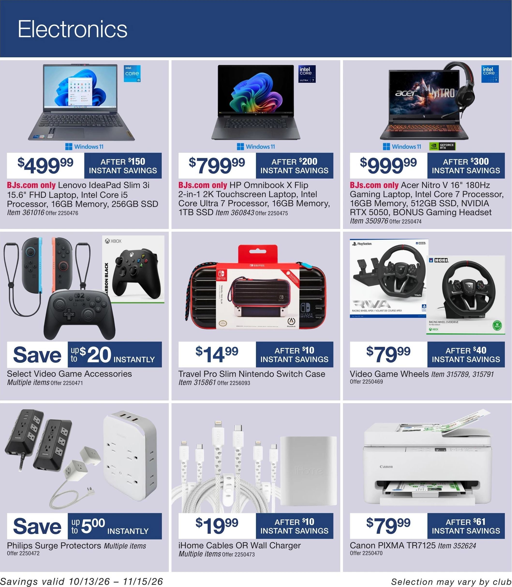 BJ's Wholesale Club Page 32 of 46, weekly ad for Oct 13 - Nov 15, 2026