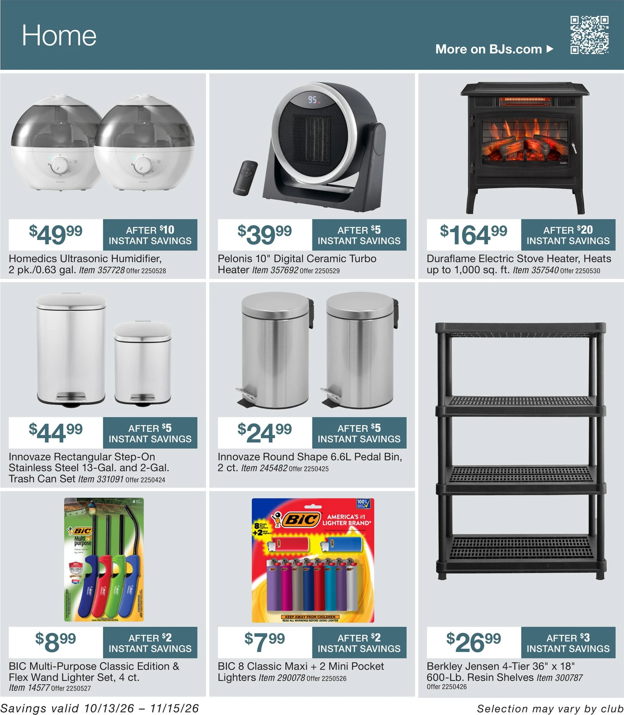 BJ's Wholesale Club Page 40 of 46, weekly ad for Oct 13 - Nov 15, 2026