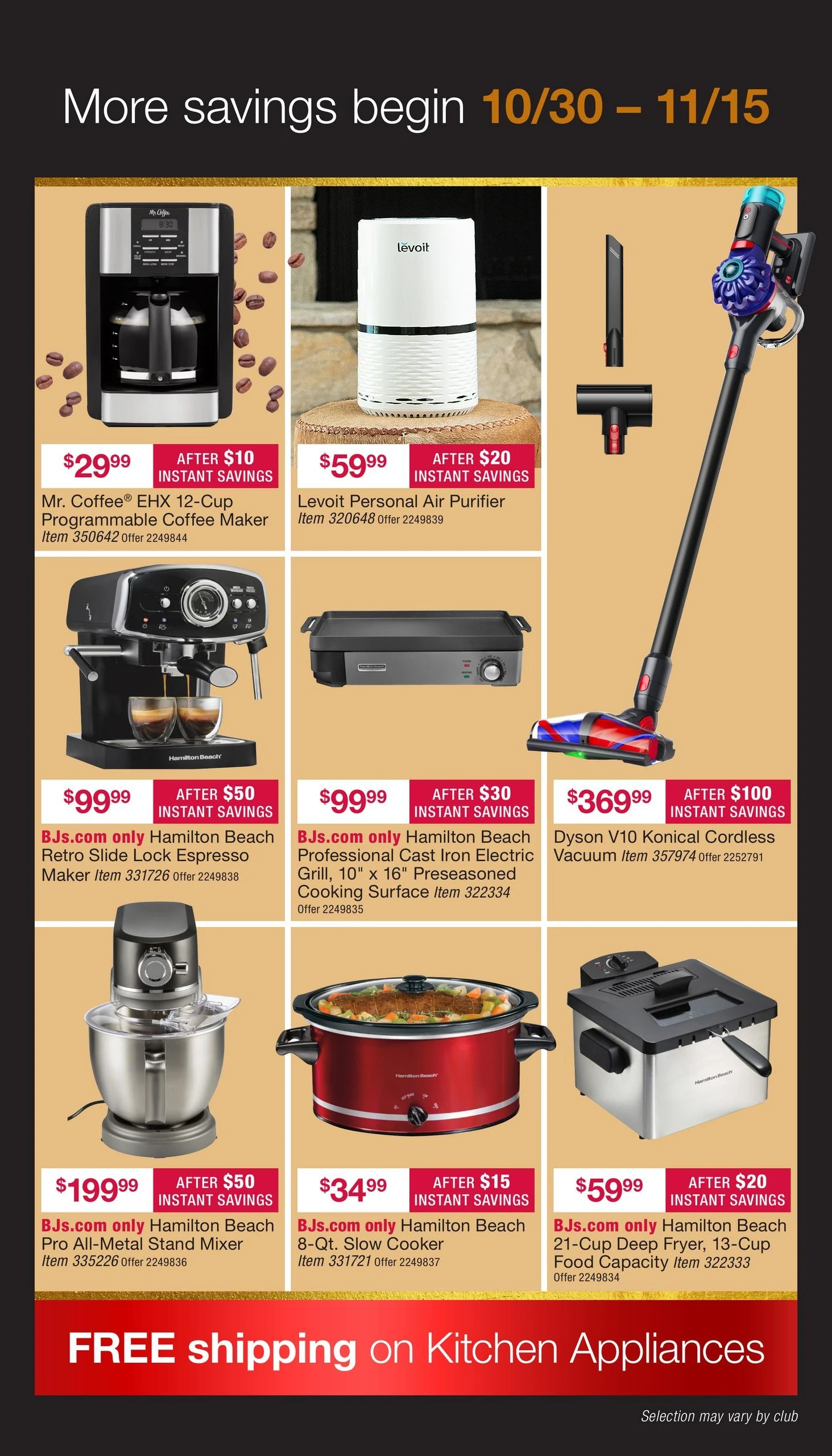 BJ's Wholesale Club Page 35 of 40, weekly ad for Oct 23 - Nov 15, 2026