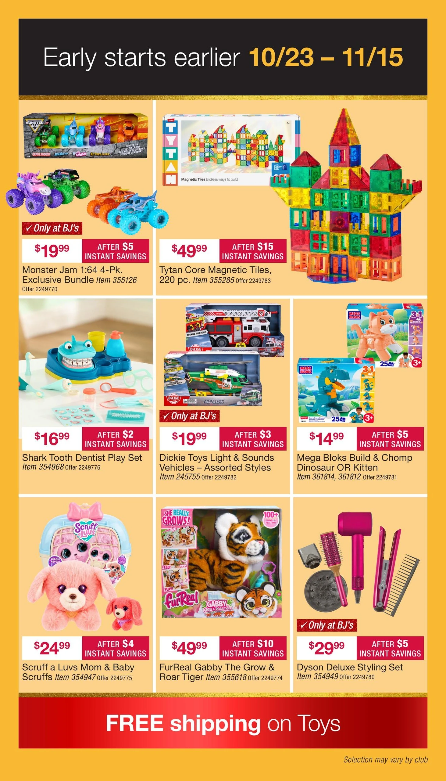 BJ's Wholesale Club Page 5 of 40, weekly ad for Oct 23 - Nov 15, 2026