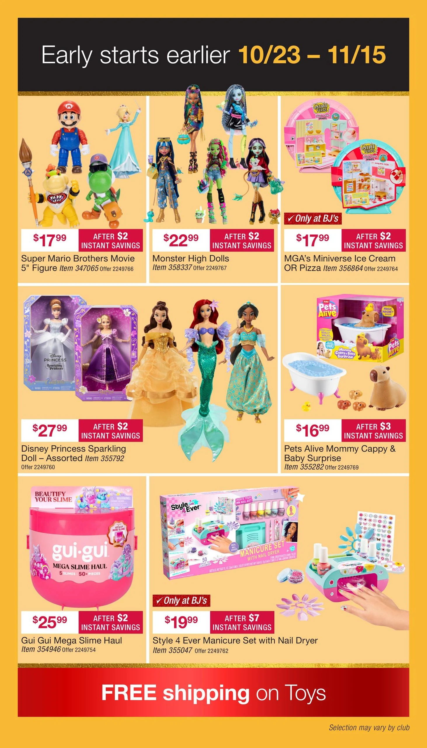 BJ's Wholesale Club Page 7 of 40, weekly ad for Oct 23 - Nov 15, 2026