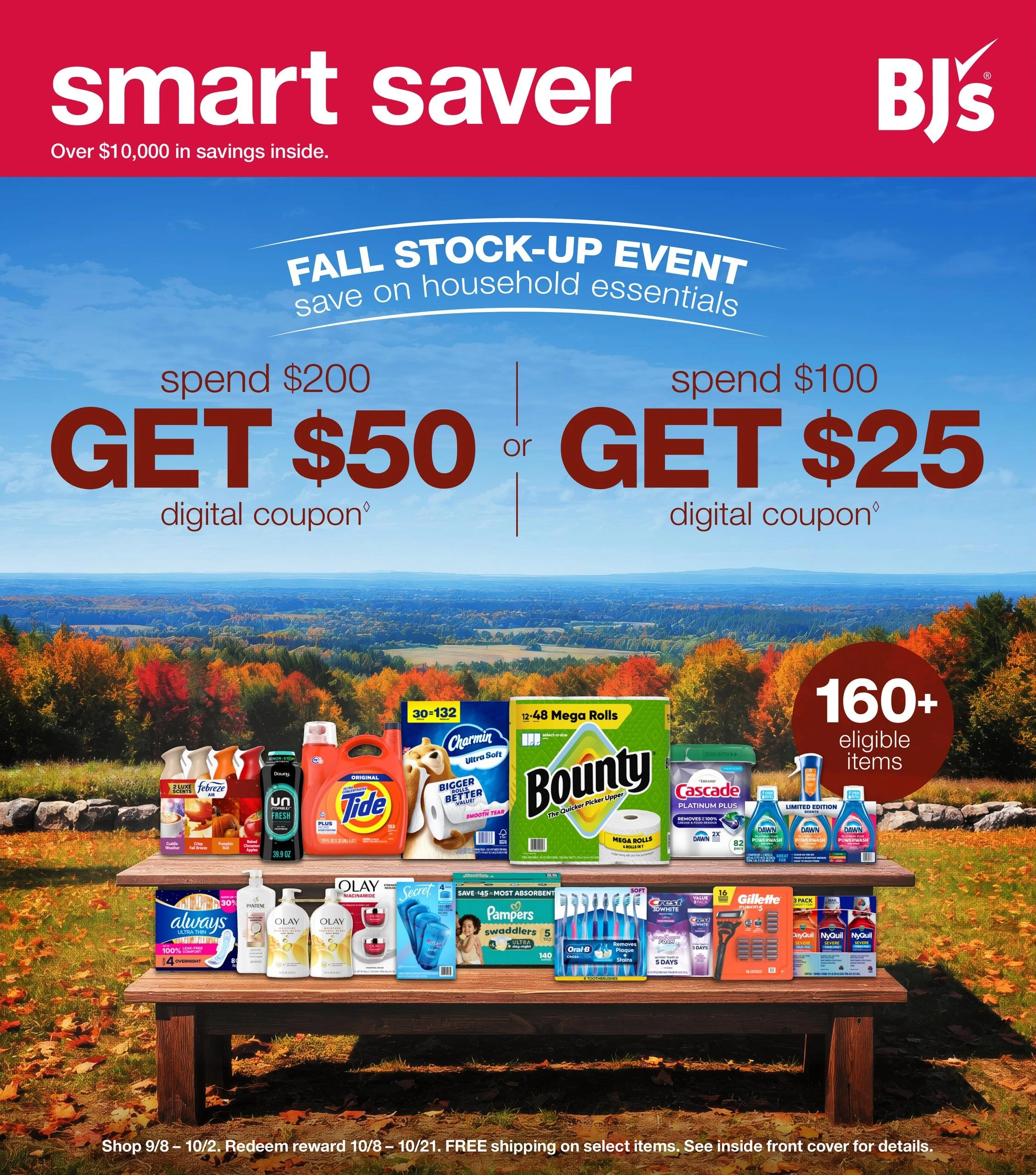 BJ's Wholesale Club Page 1 of 54, weekly ad for Sep 8 - Oct 11, 2026