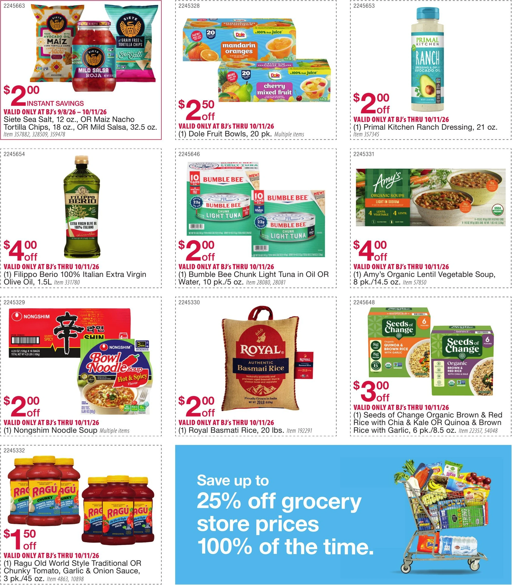BJ's Wholesale Club Page 20 of 54, weekly ad for Sep 8 - Oct 11, 2026