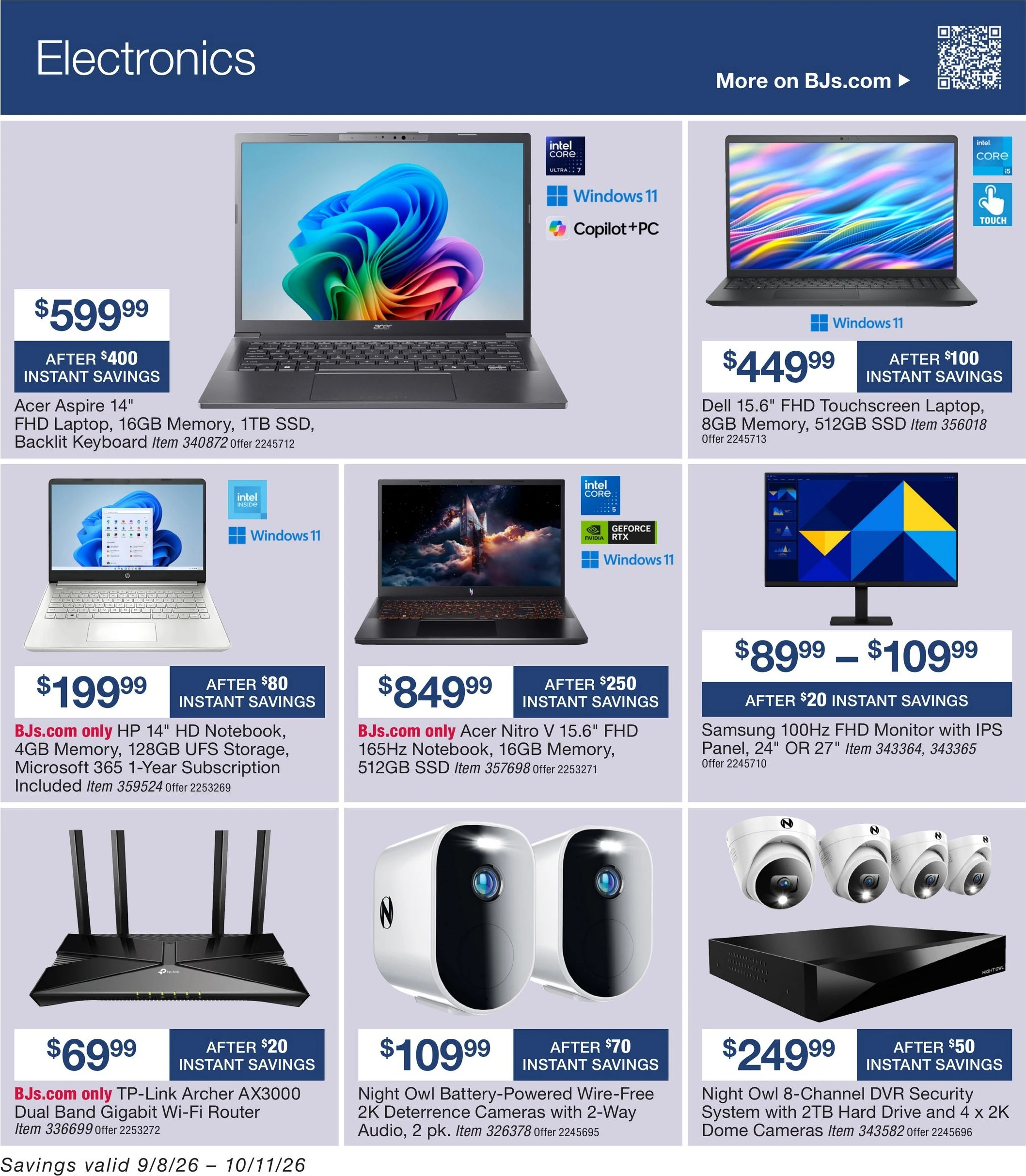 BJ's Wholesale Club Page 36 of 54, weekly ad for Sep 8 - Oct 11, 2026