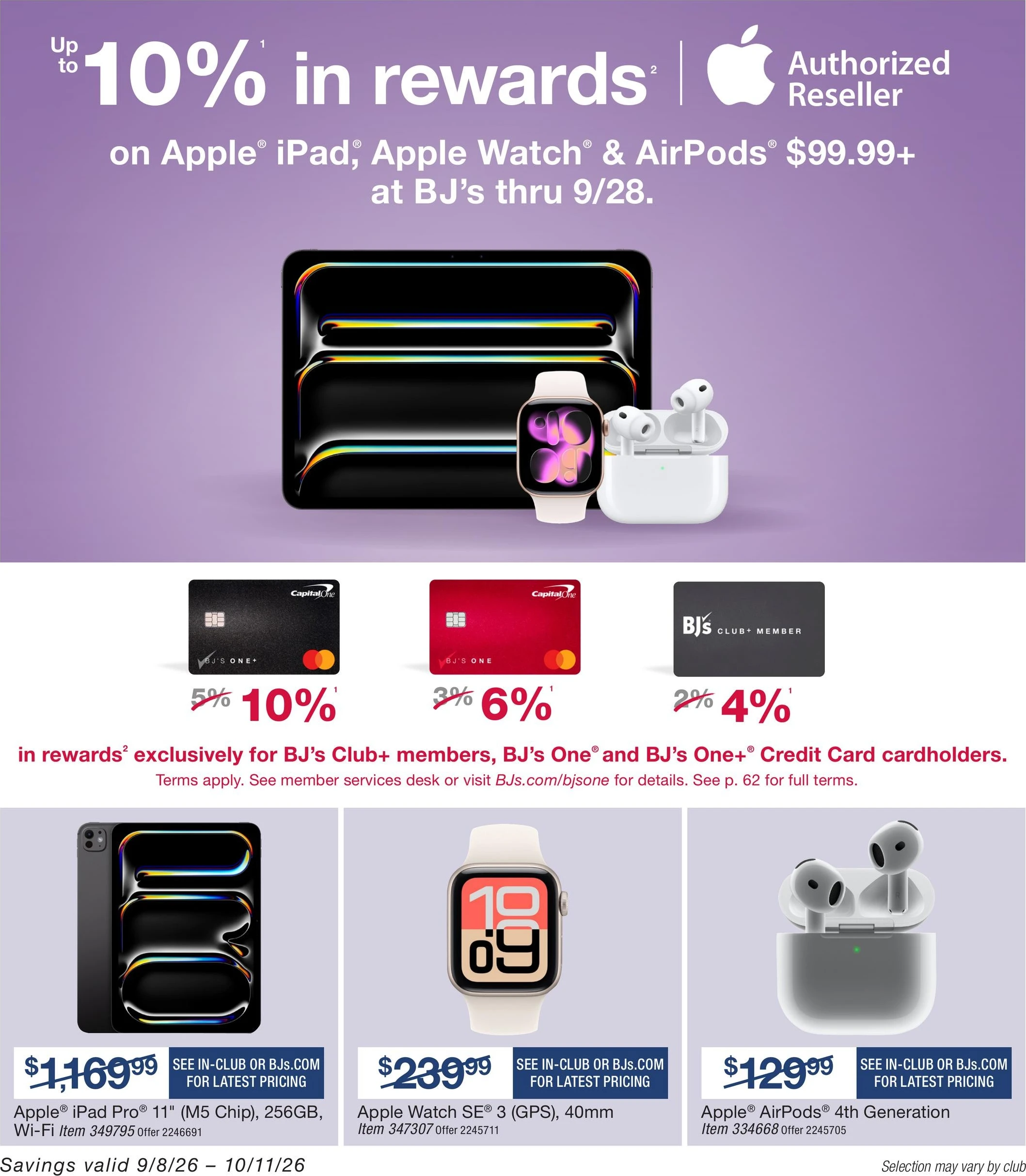 BJ's Wholesale Club Page 37 of 54, weekly ad for Sep 8 - Oct 11, 2026