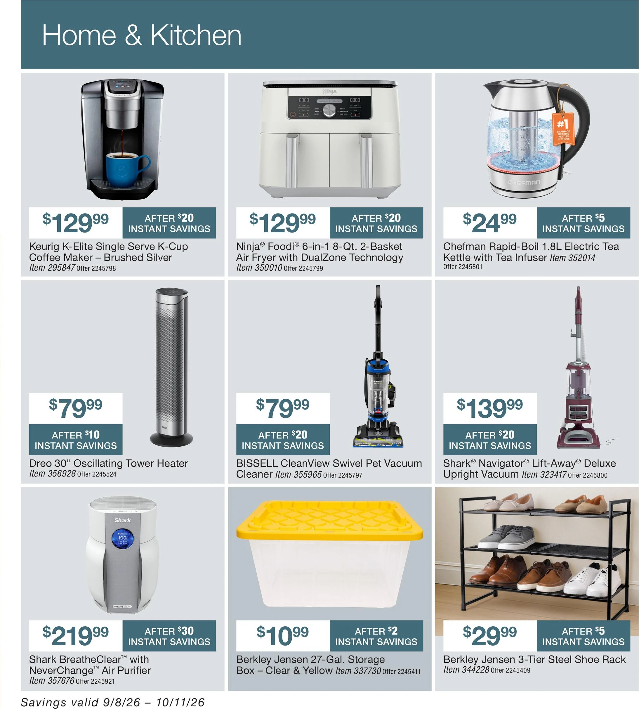 BJ's Wholesale Club Page 44 of 54, weekly ad for Sep 8 - Oct 11, 2026