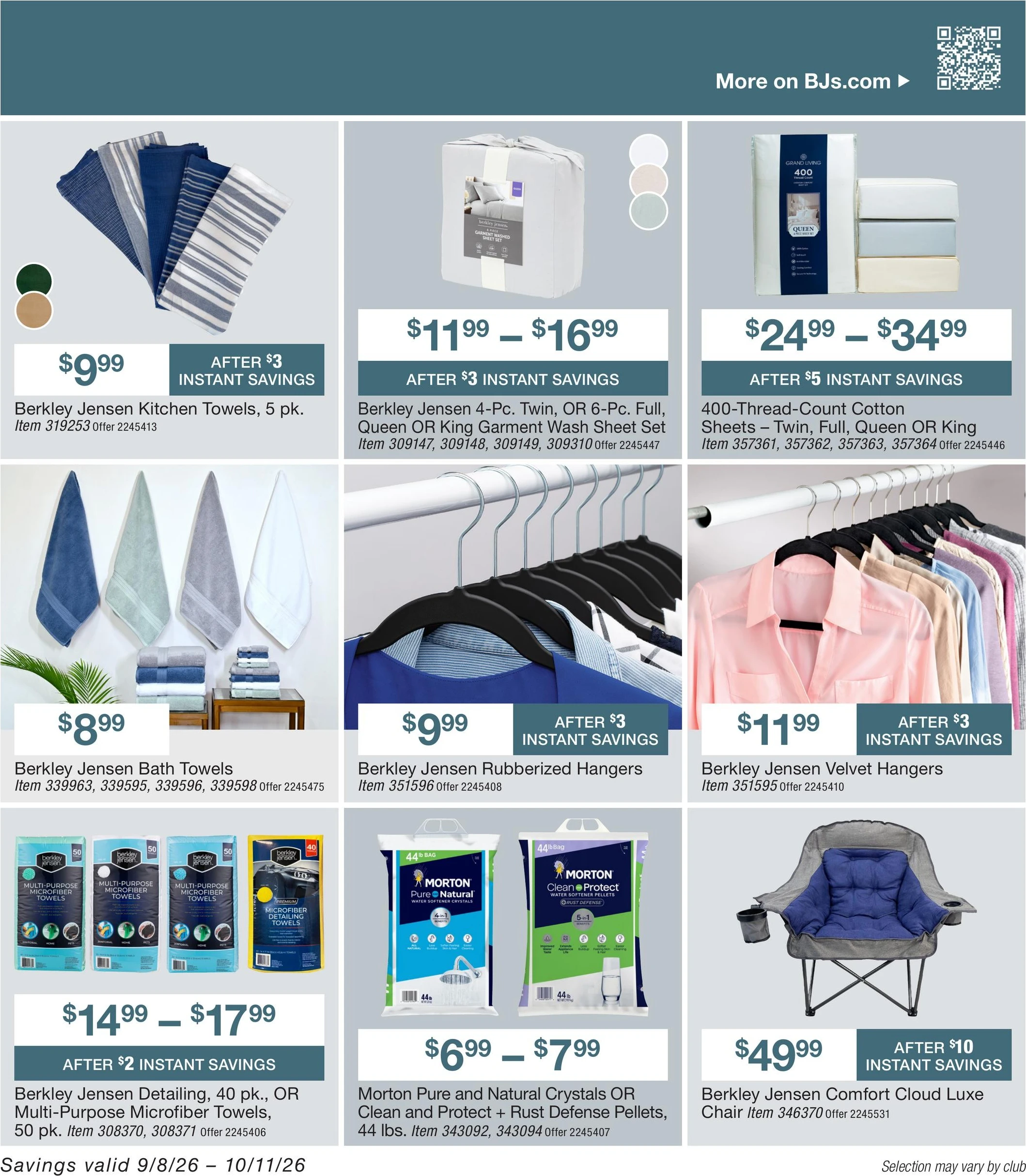 BJ's Wholesale Club Page 45 of 54, weekly ad for Sep 8 - Oct 11, 2026