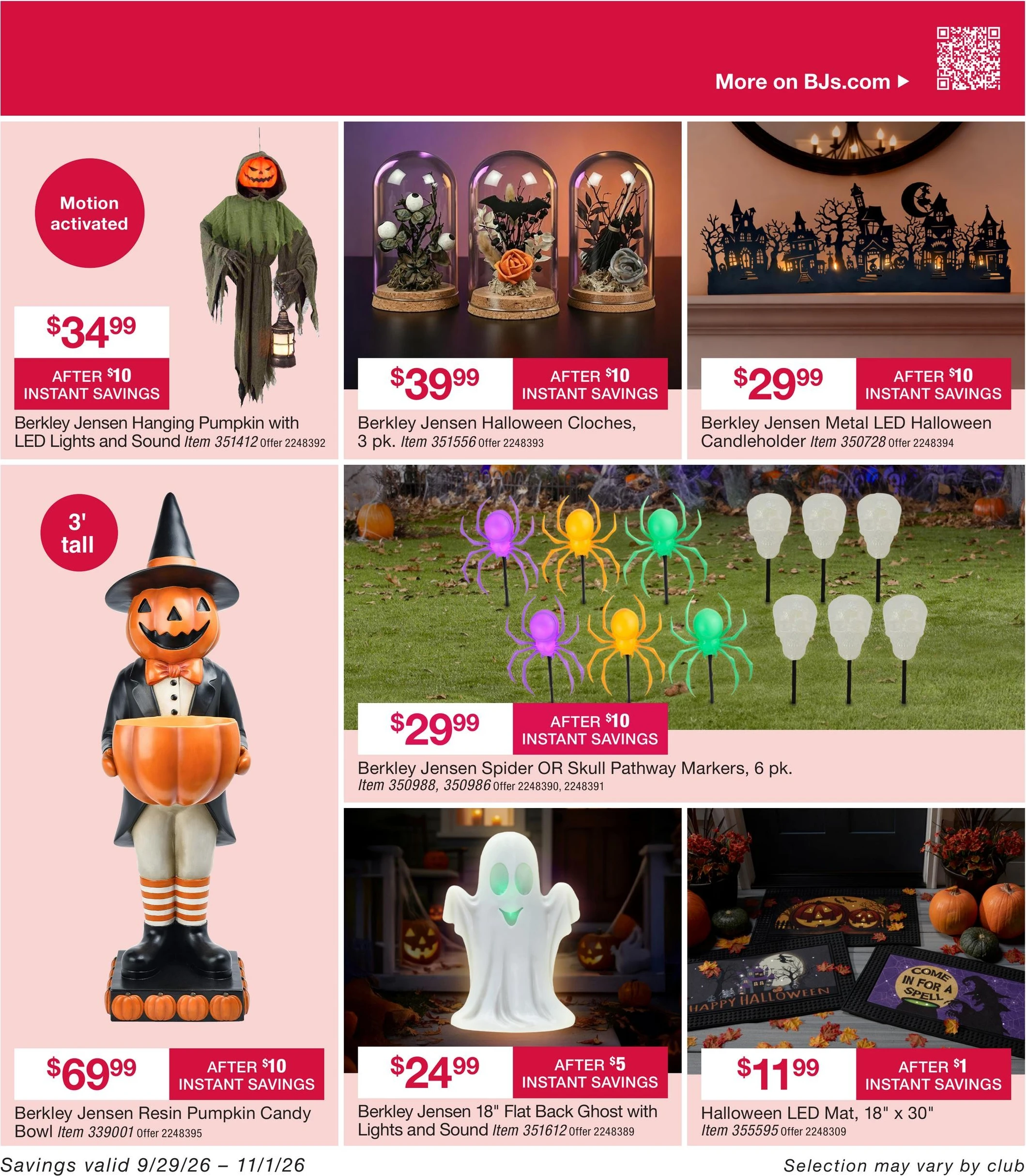 BJ's Wholesale Club Page 31 of 64, weekly ad for Sep 29 - Nov 1, 2026