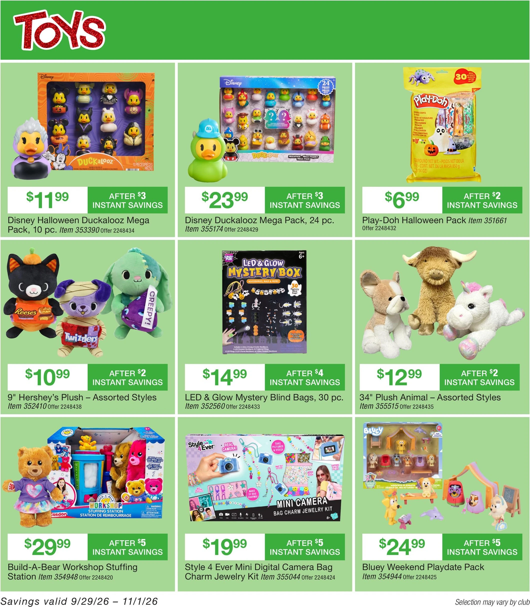 BJ's Wholesale Club Page 32 of 64, weekly ad for Sep 29 - Nov 1, 2026