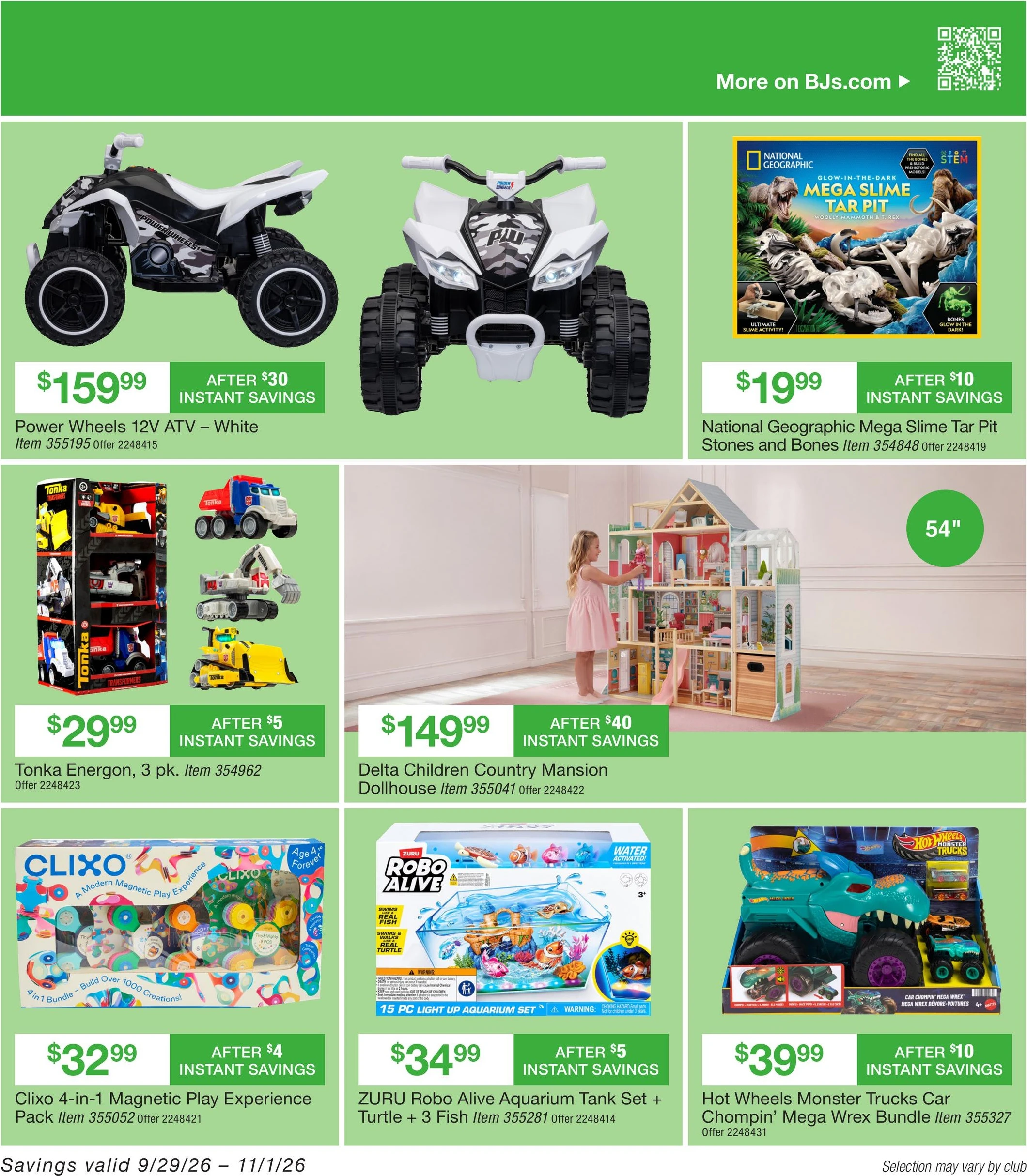 BJ's Wholesale Club Page 33 of 64, weekly ad for Sep 29 - Nov 1, 2026