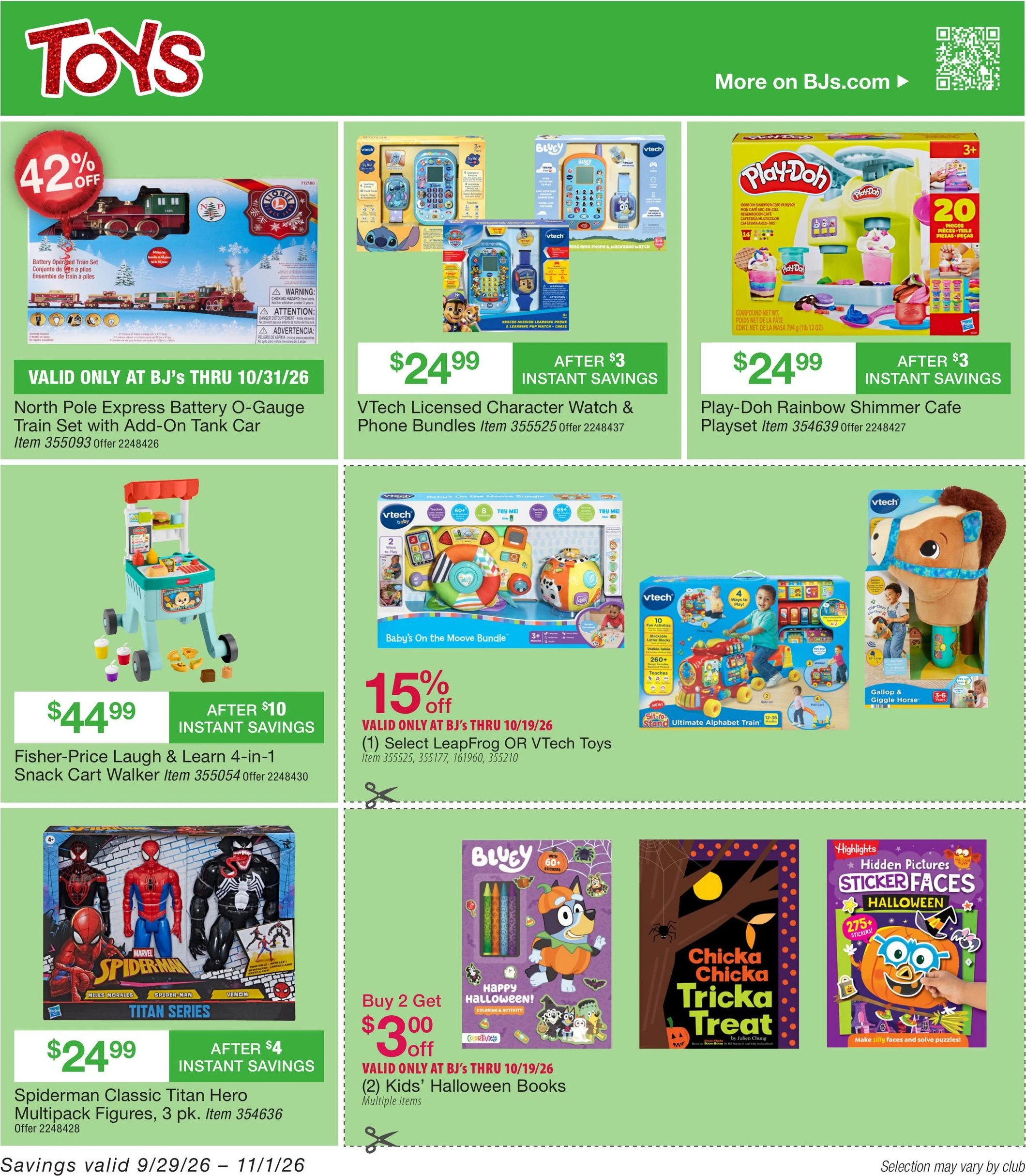 BJ's Wholesale Club Page 34 of 64, weekly ad for Sep 29 - Nov 1, 2026