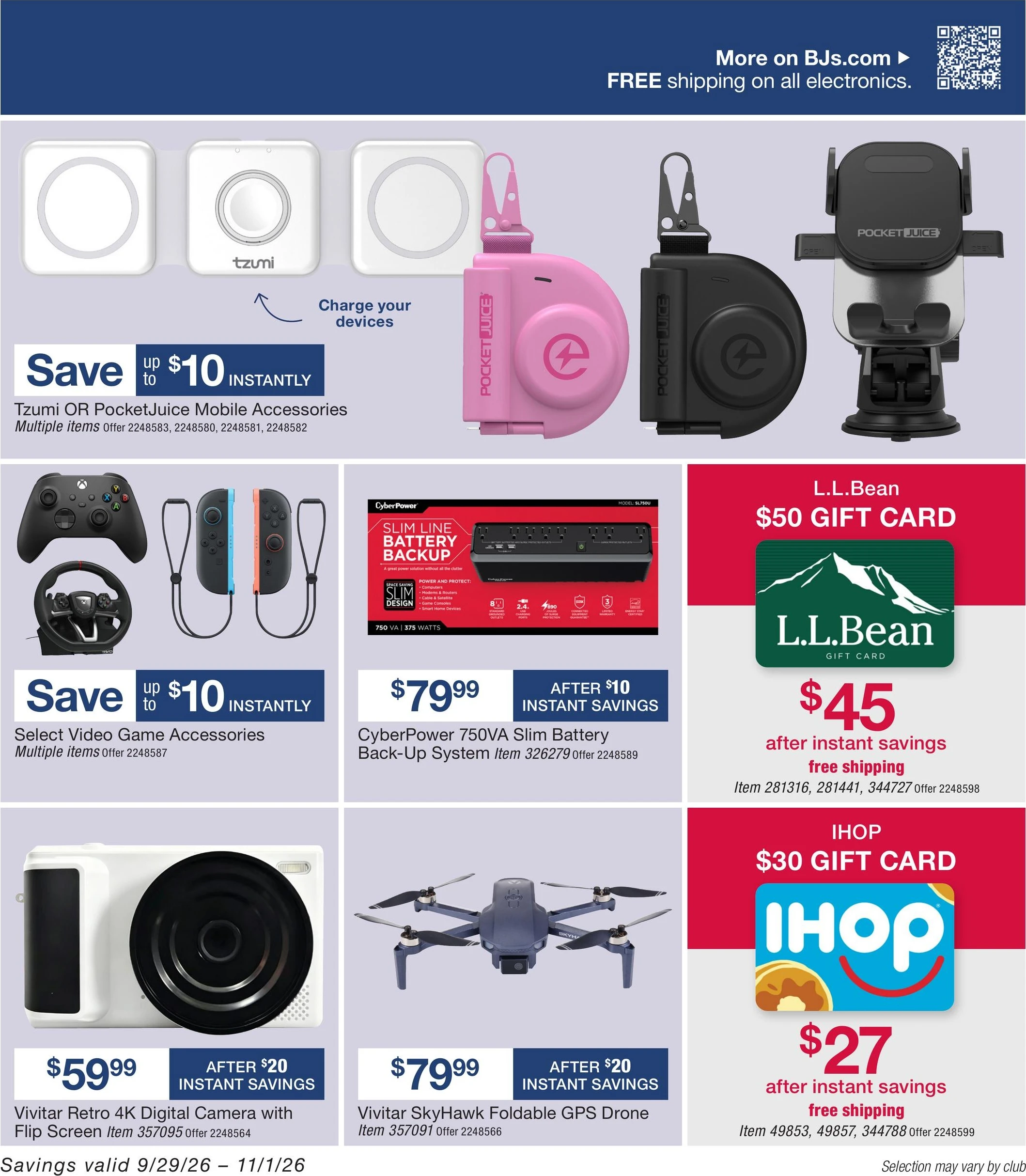 BJ's Wholesale Club Page 41 of 64, weekly ad for Sep 29 - Nov 1, 2026