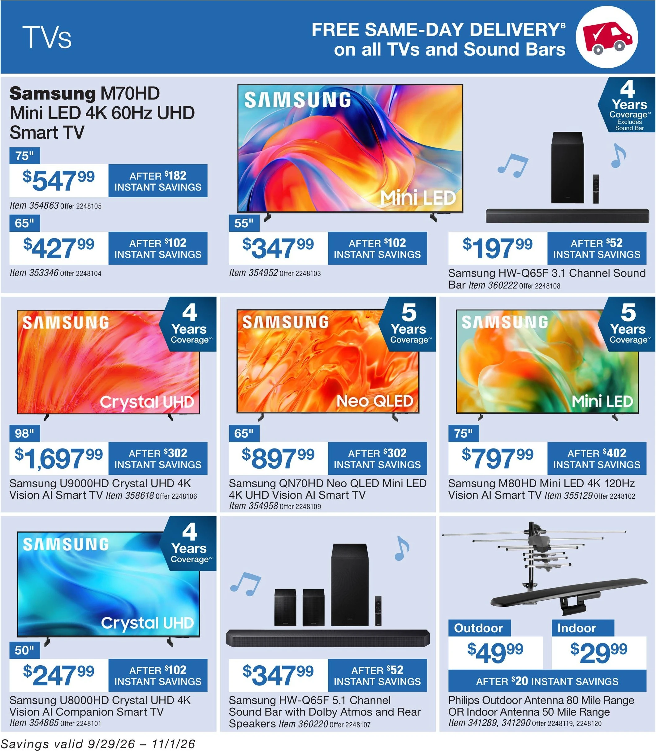 BJ's Wholesale Club Page 42 of 64, weekly ad for Sep 29 - Nov 1, 2026