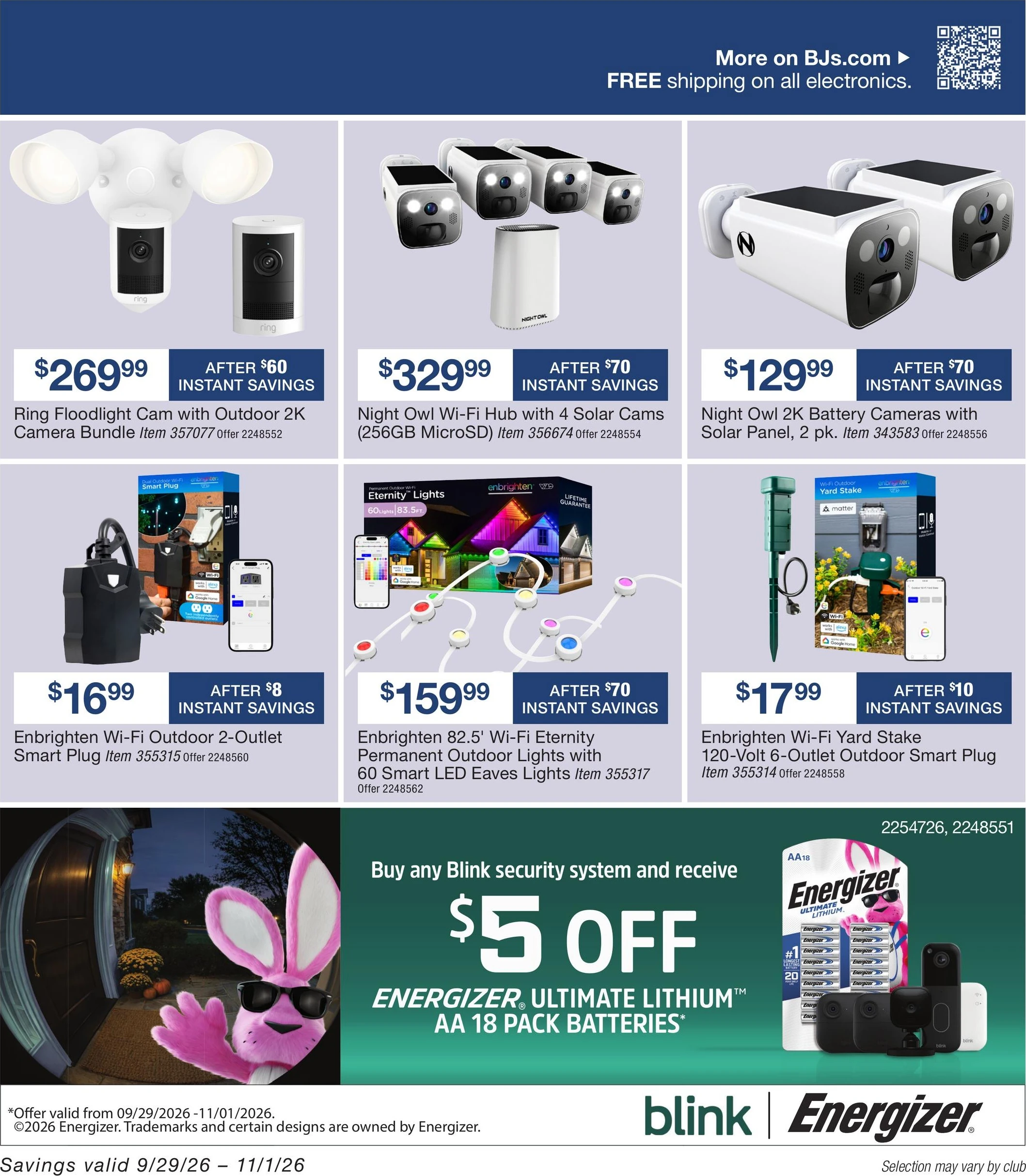 BJ's Wholesale Club Page 45 of 64, weekly ad for Sep 29 - Nov 1, 2026
