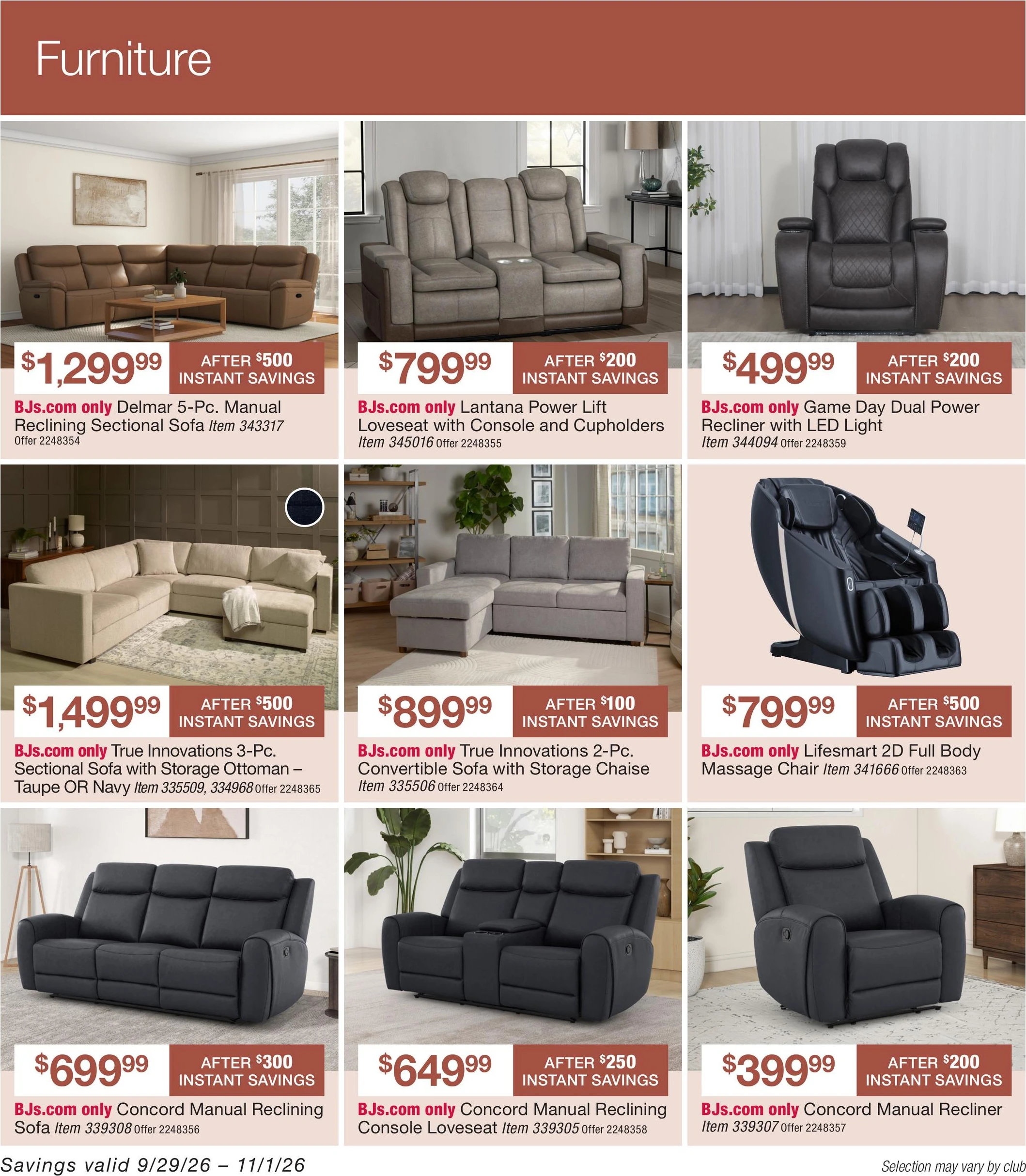 BJ's Wholesale Club Page 46 of 64, weekly ad for Sep 29 - Nov 1, 2026