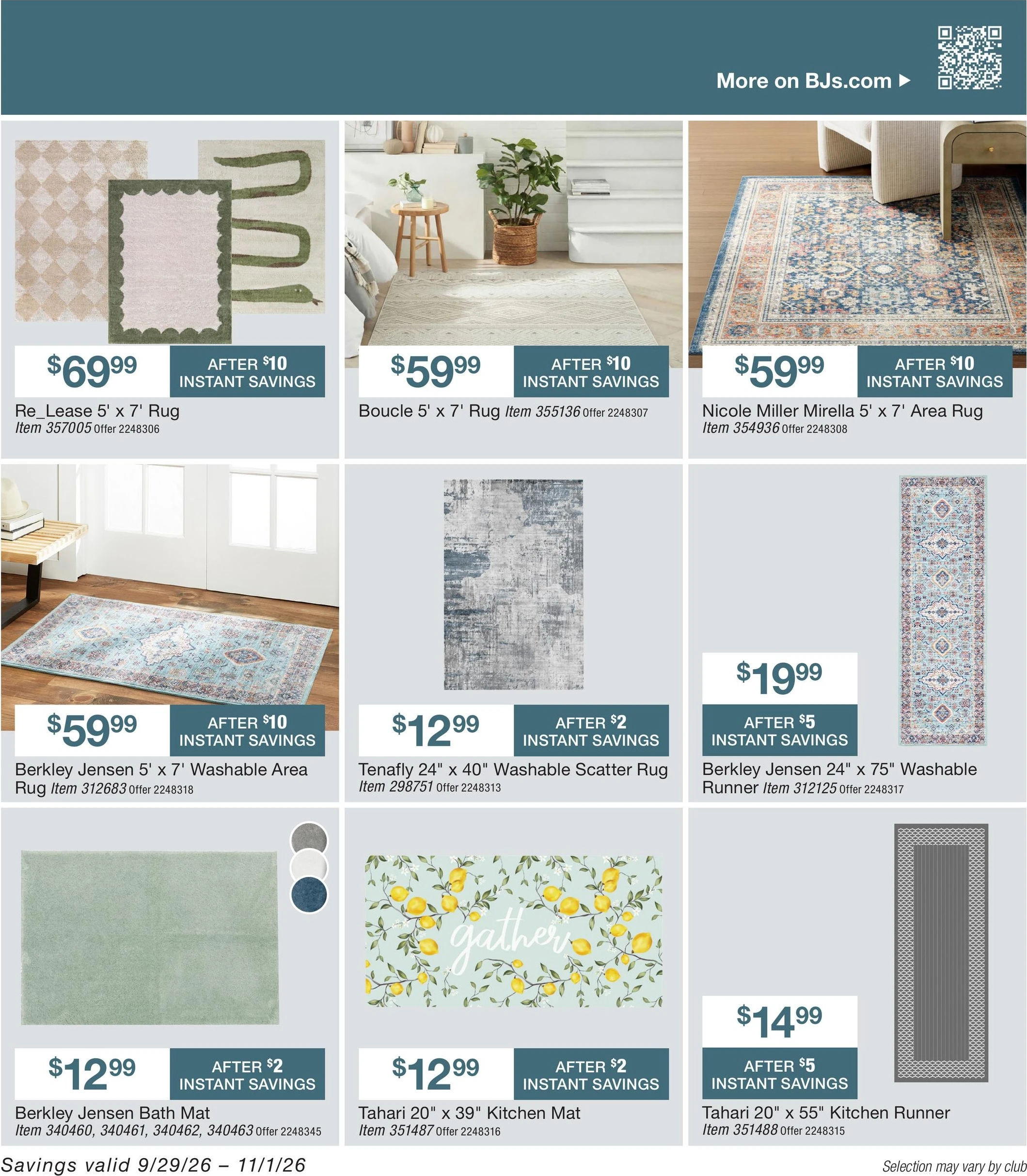 BJ's Wholesale Club Page 49 of 64, weekly ad for Sep 29 - Nov 1, 2026