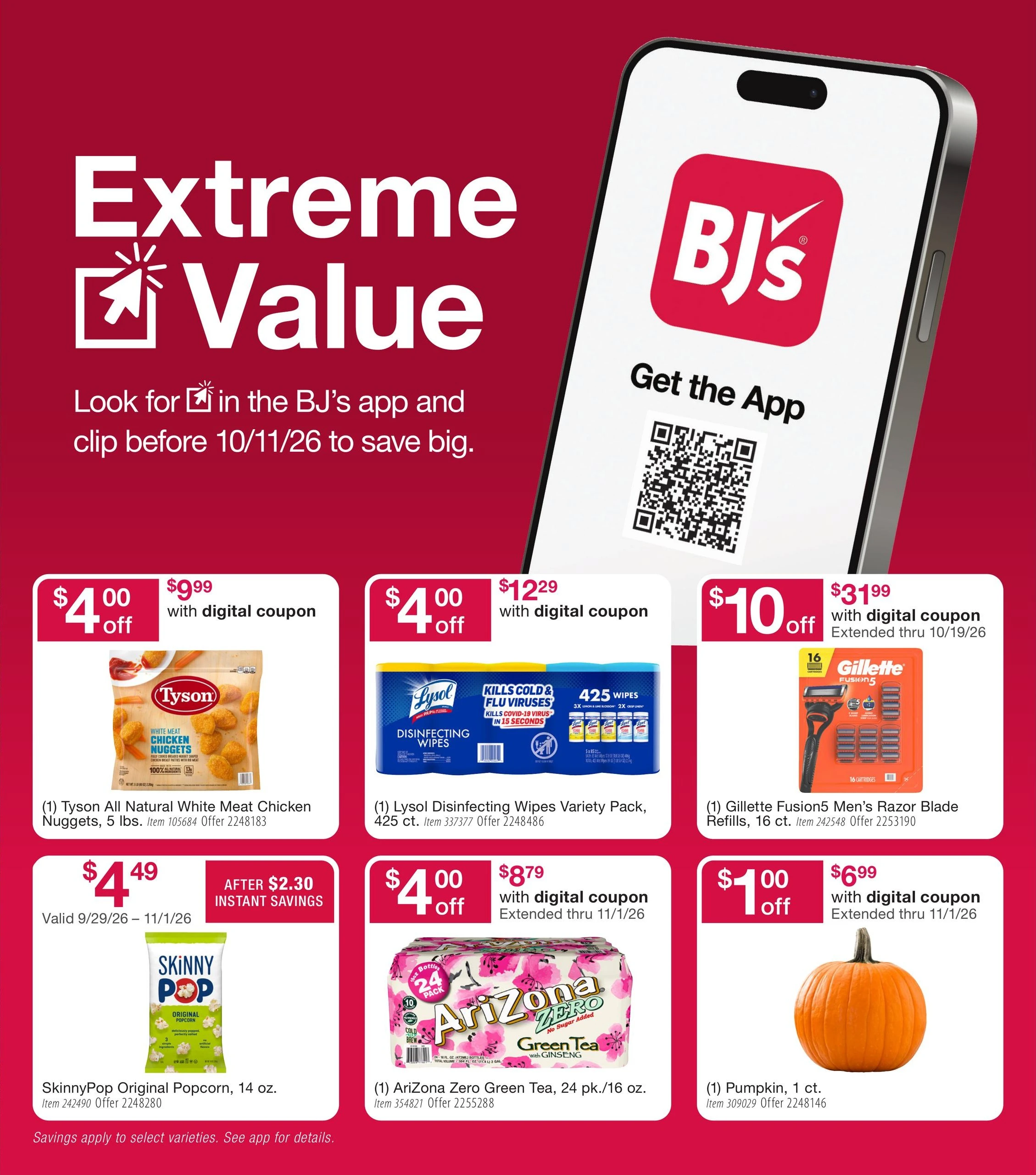 BJ's Wholesale Club Page 4 of 64, weekly ad for Sep 29 - Nov 1, 2026