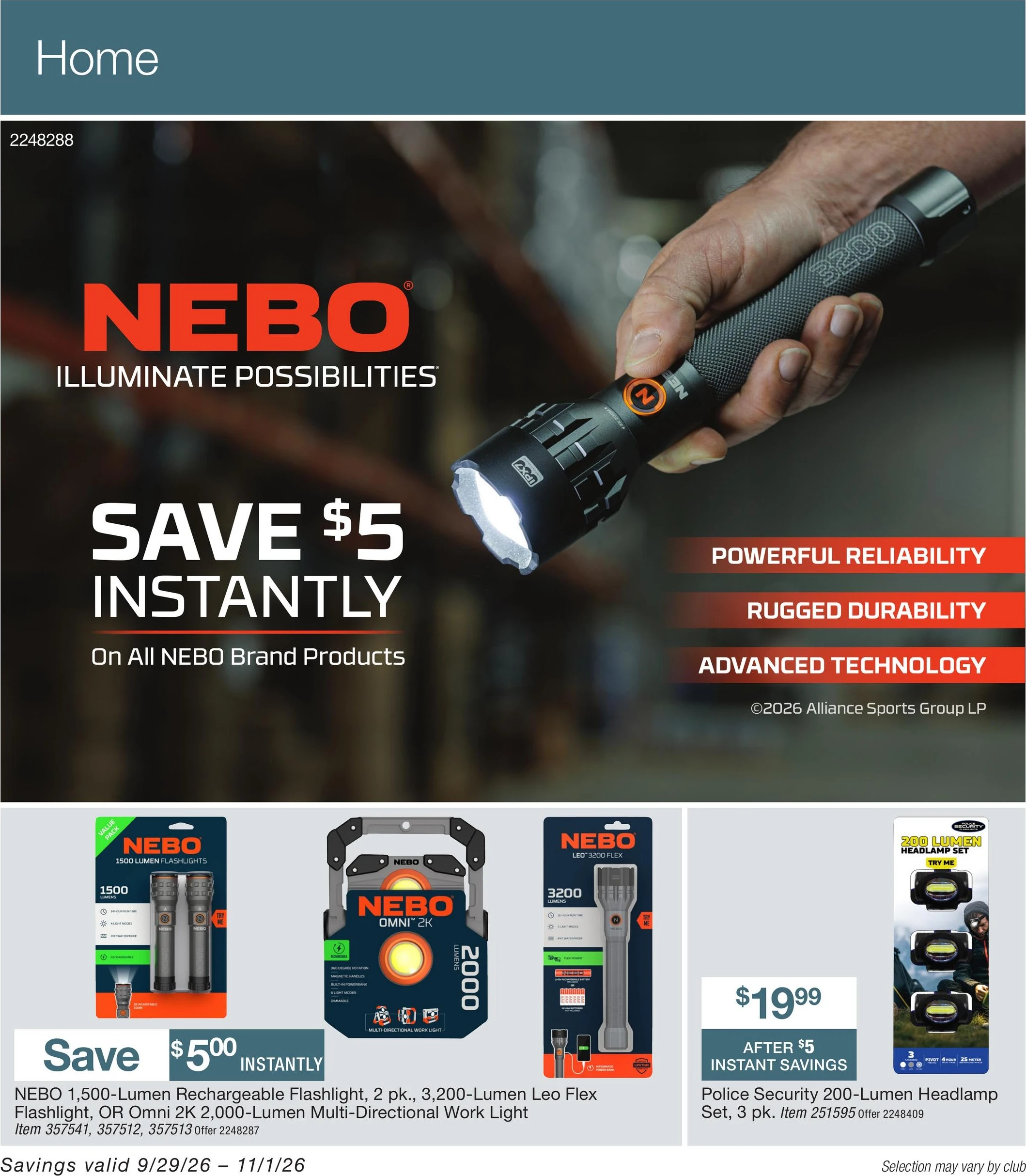 BJ's Wholesale Club Page 54 of 64, weekly ad for Sep 29 - Nov 1, 2026
