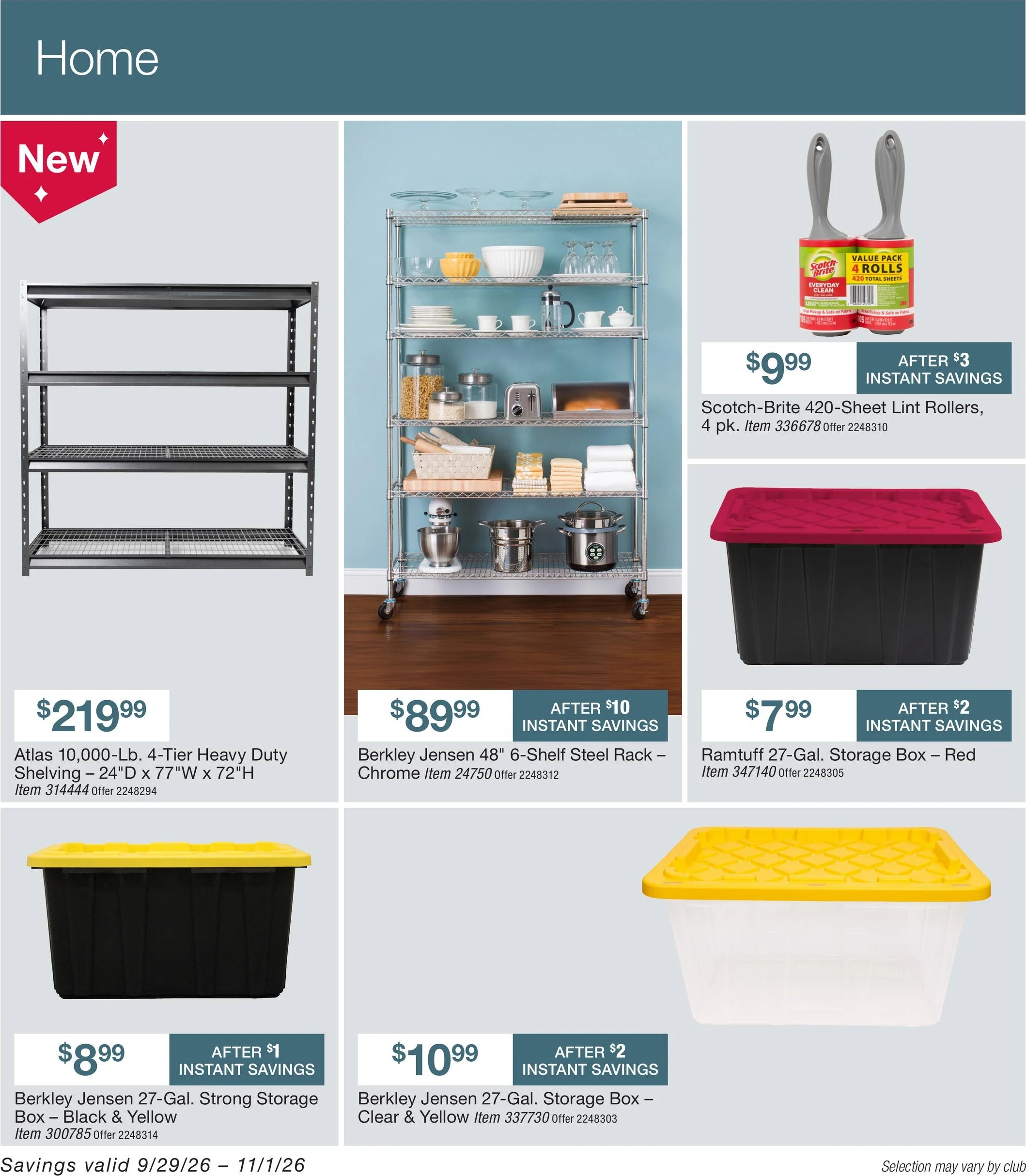 BJ's Wholesale Club Page 58 of 64, weekly ad for Sep 29 - Nov 1, 2026