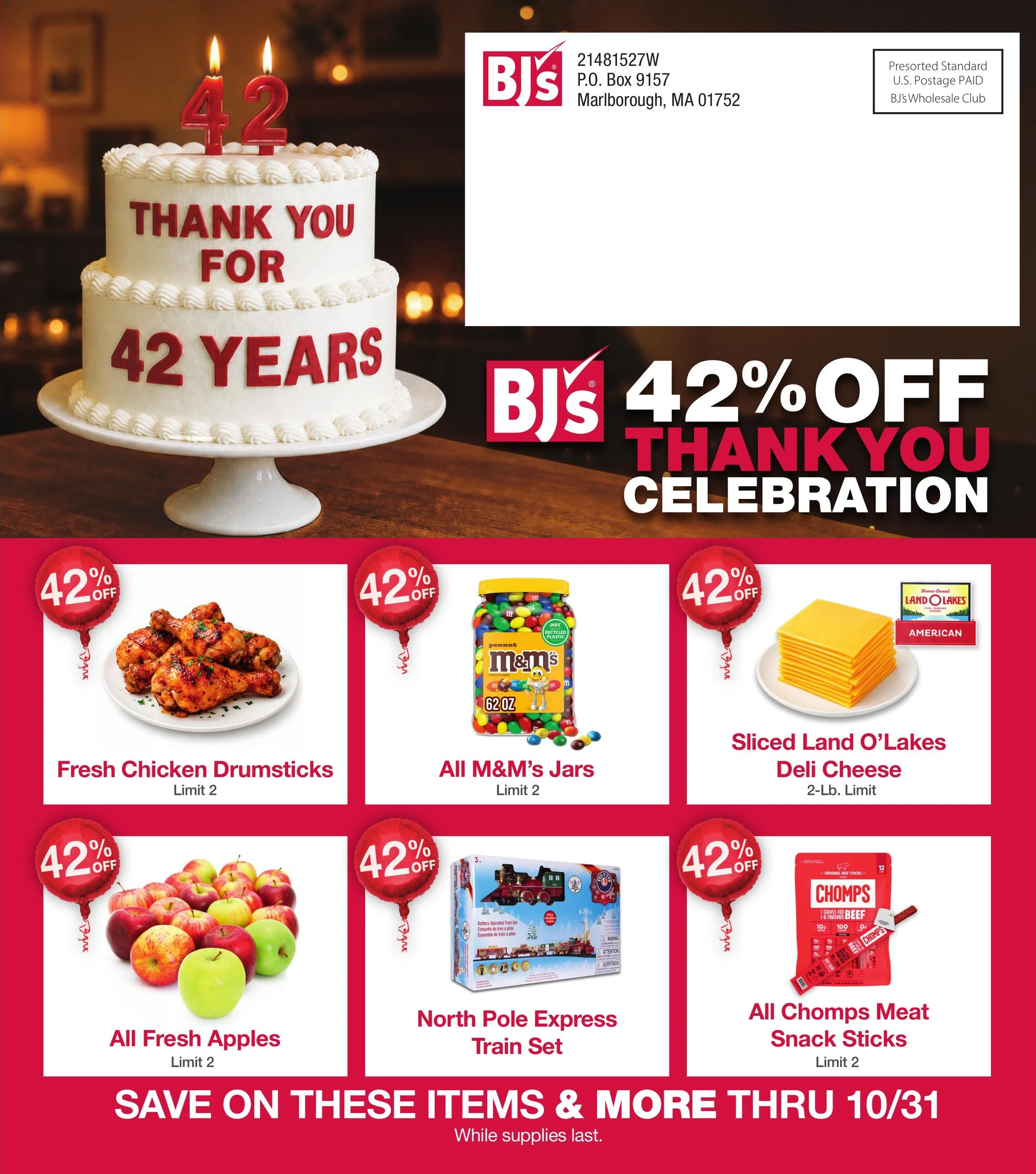 BJ's Wholesale Club Page 64 of 64, weekly ad for Sep 29 - Nov 1, 2026