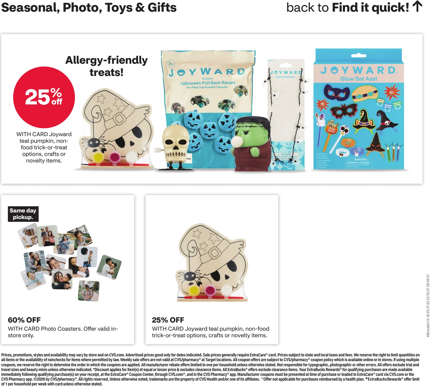 CVS Pharmacy Page 20 of 20, weekly ad for Oct 4 - Oct 10, 2026