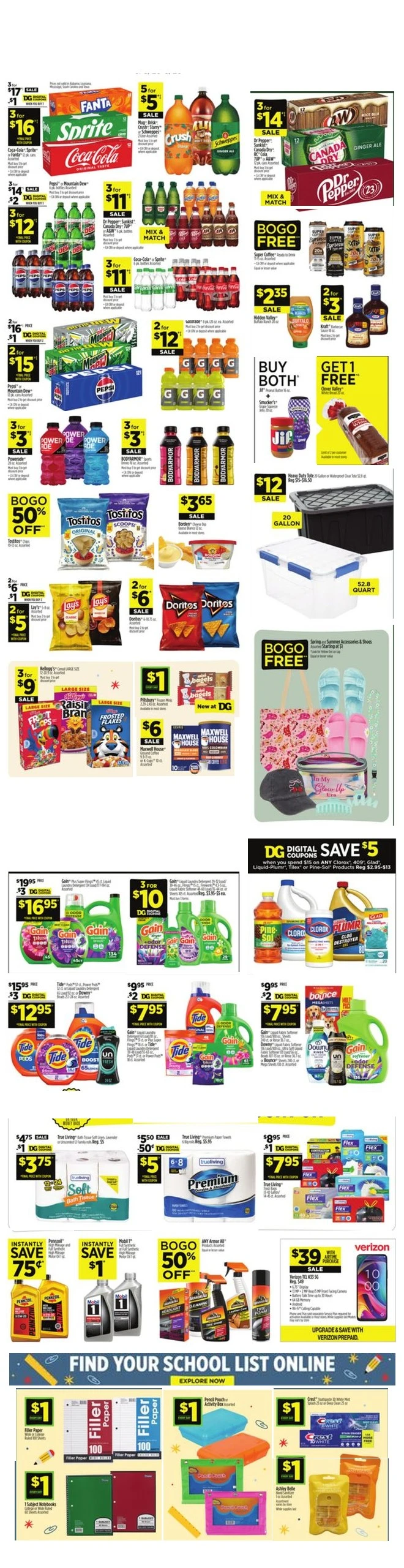 Dollar General weekly ad page 1