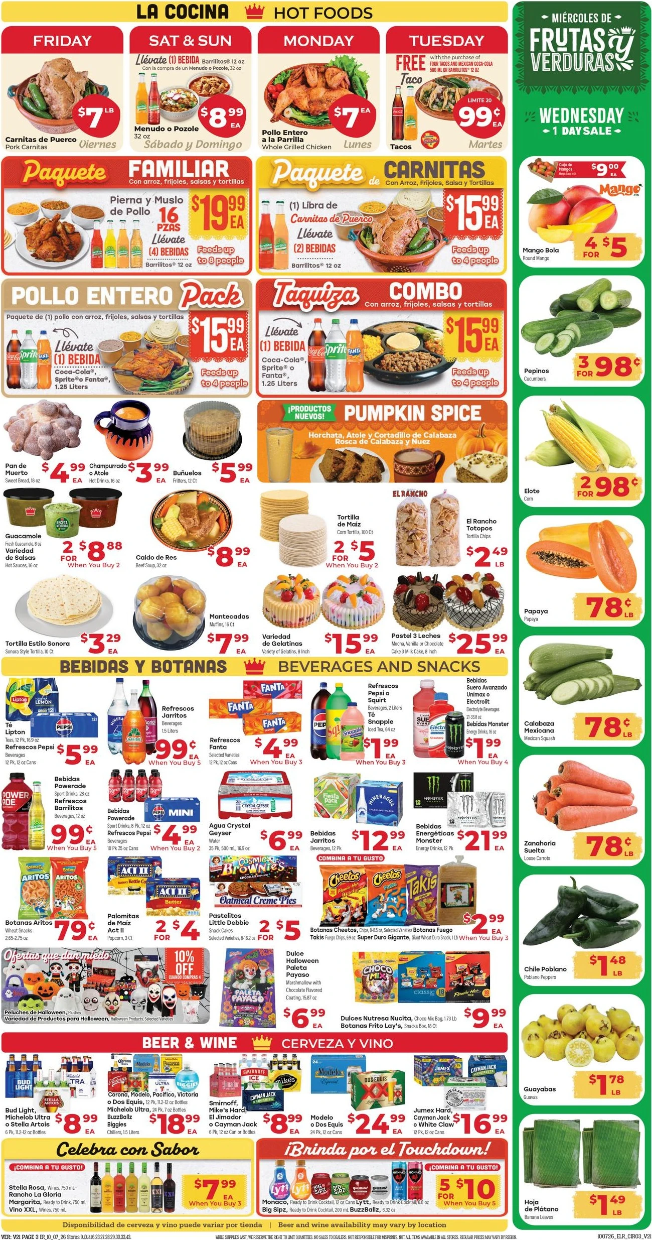 El Rancho Page 3 of 4, weekly ad for Oct 7 - Oct 13, 2026