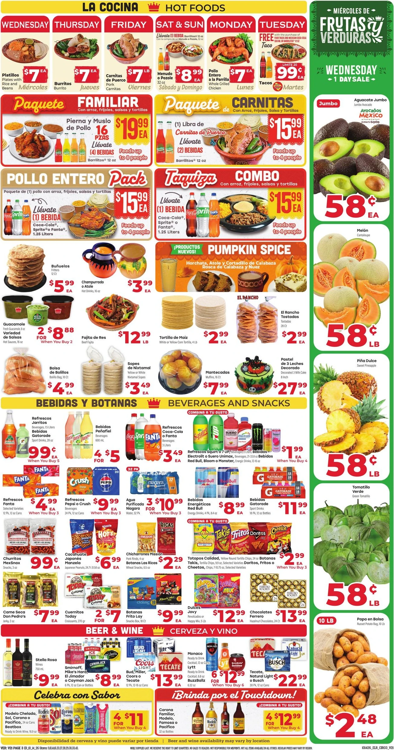 El Rancho Page 3 of 4, weekly ad for Oct 14 - Oct 20, 2026
