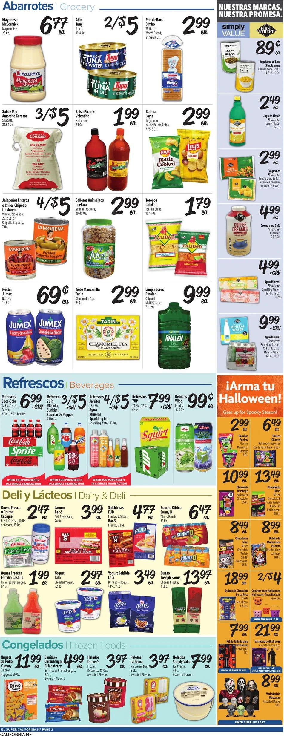 El Super Page 2 of 4, weekly ad for Oct 14 - Oct 20, 2026