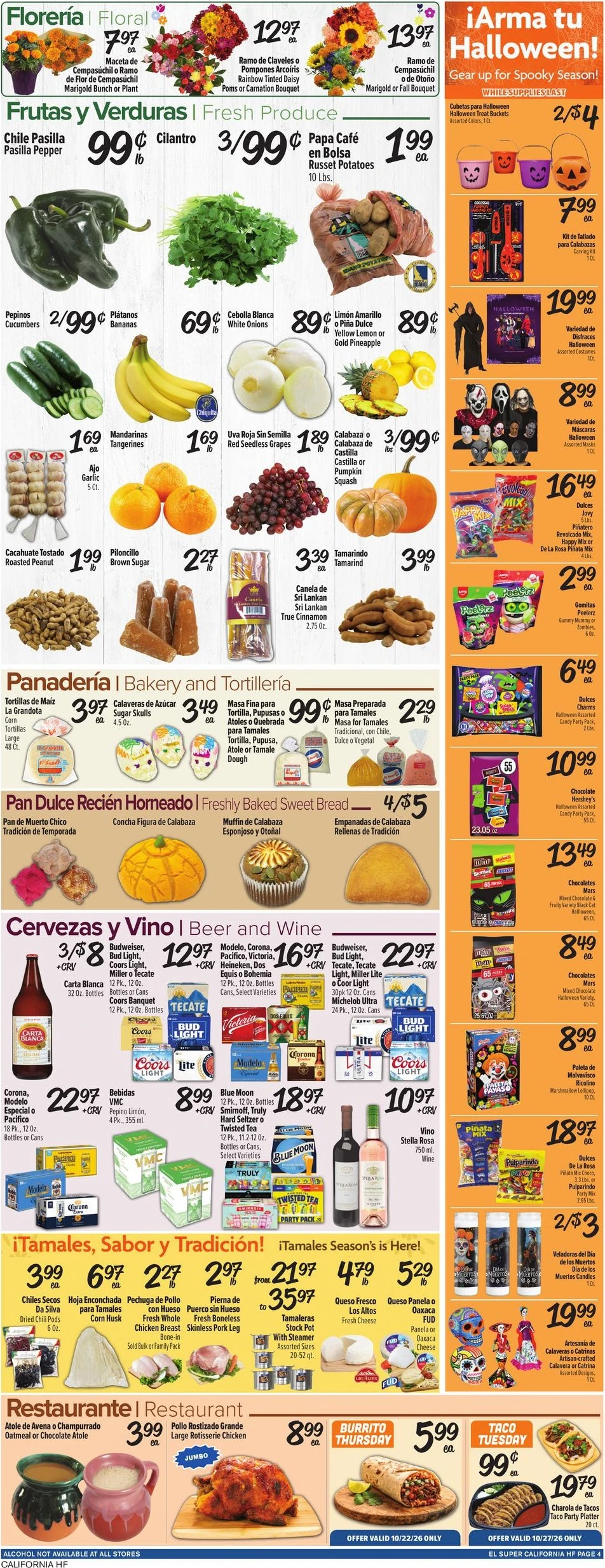 El Super Page 4 of 4, weekly ad for Oct 21 - Oct 27, 2026