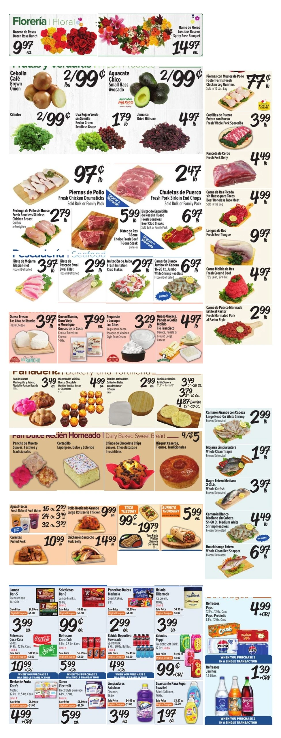 El Super Page 2 of 2, weekly ad for Sep 23 - Sep 29, 2026