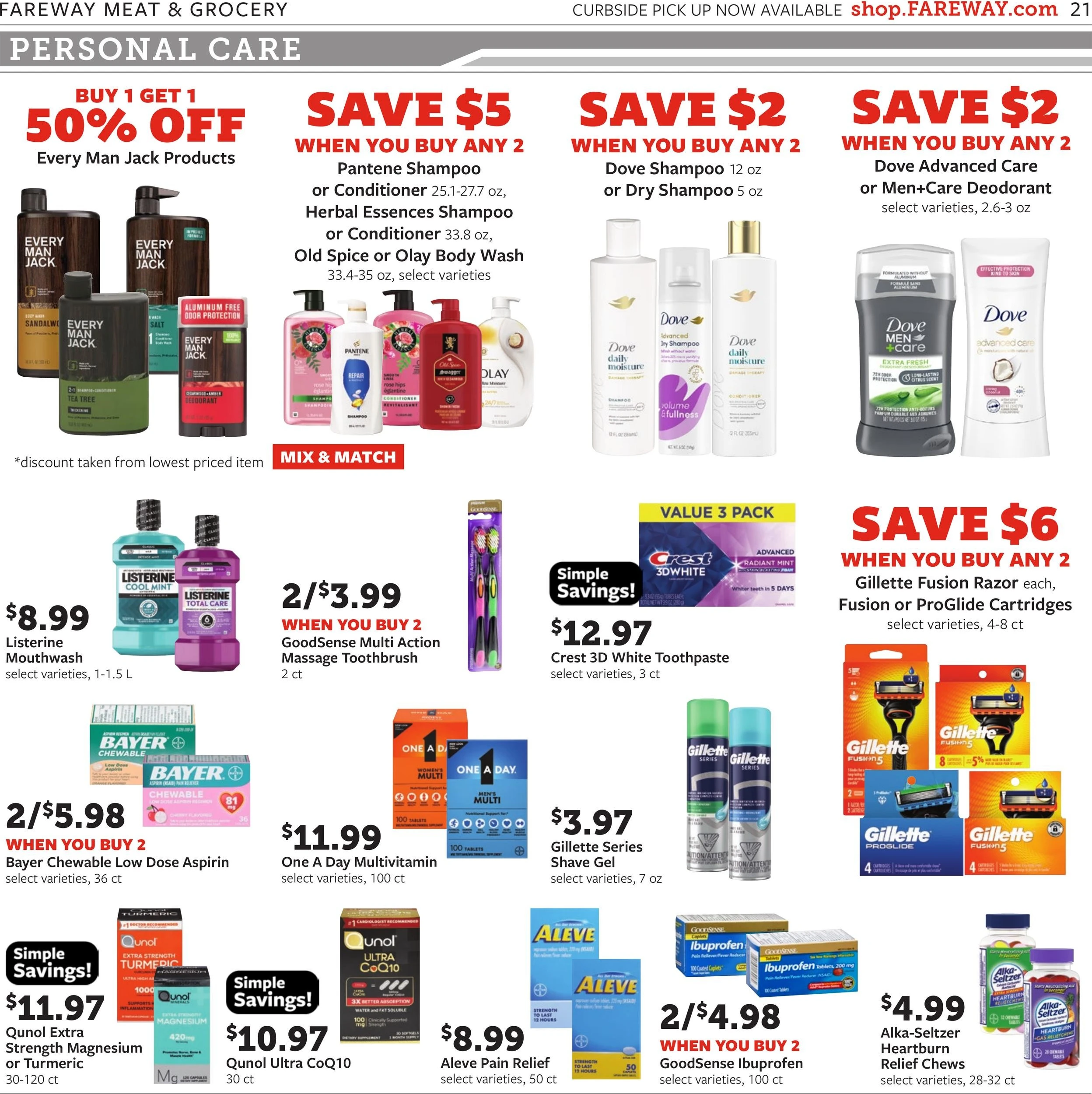 Fareway Page 21 of 22, weekly ad for Oct 5 - Oct 10, 2026