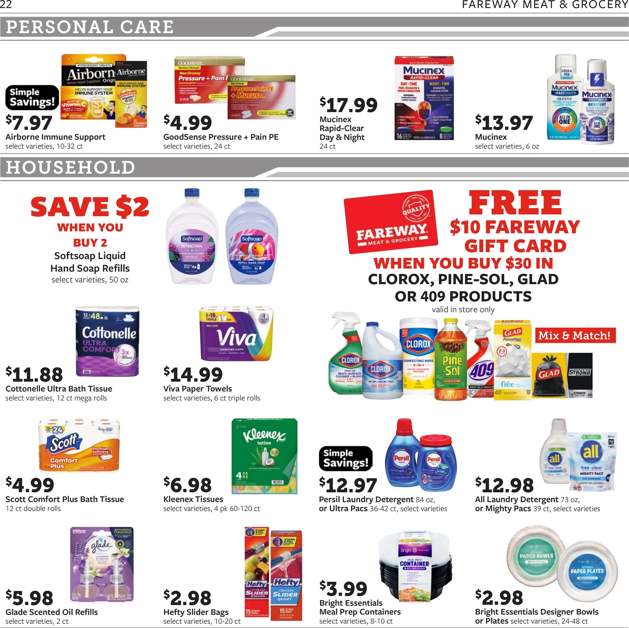 Fareway Page 22 of 22, weekly ad for Oct 5 - Oct 10, 2026