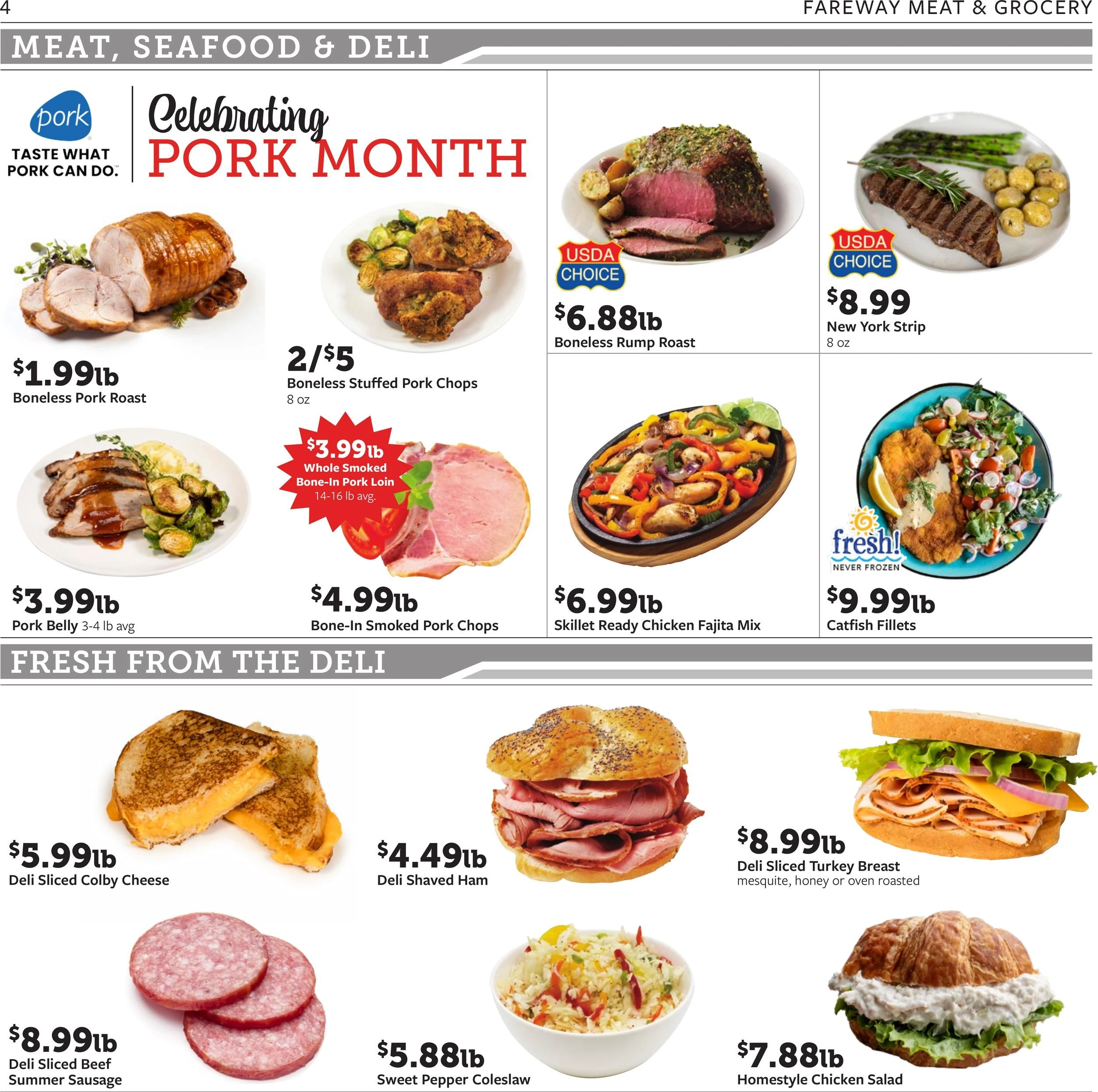 Fareway Page 4 of 22, weekly ad for Oct 5 - Oct 10, 2026